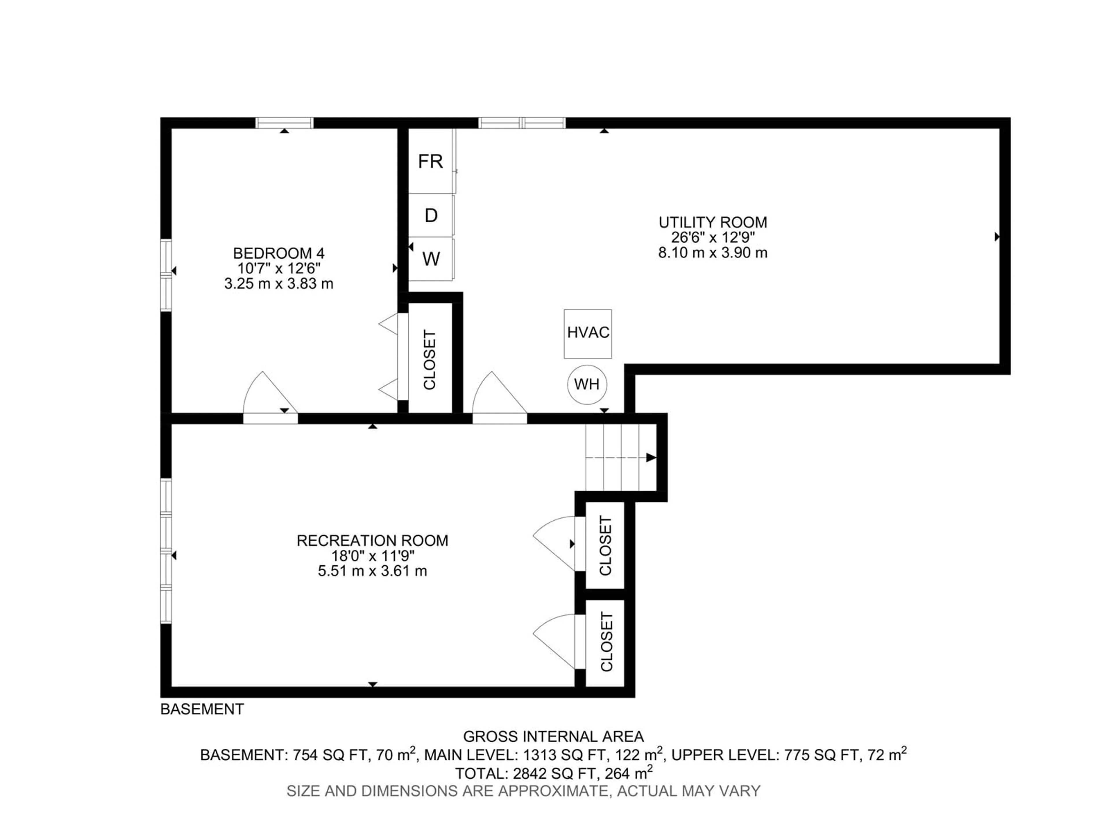 Floor plan for 2011 89 ST NW, Edmonton Alberta T6K2A2