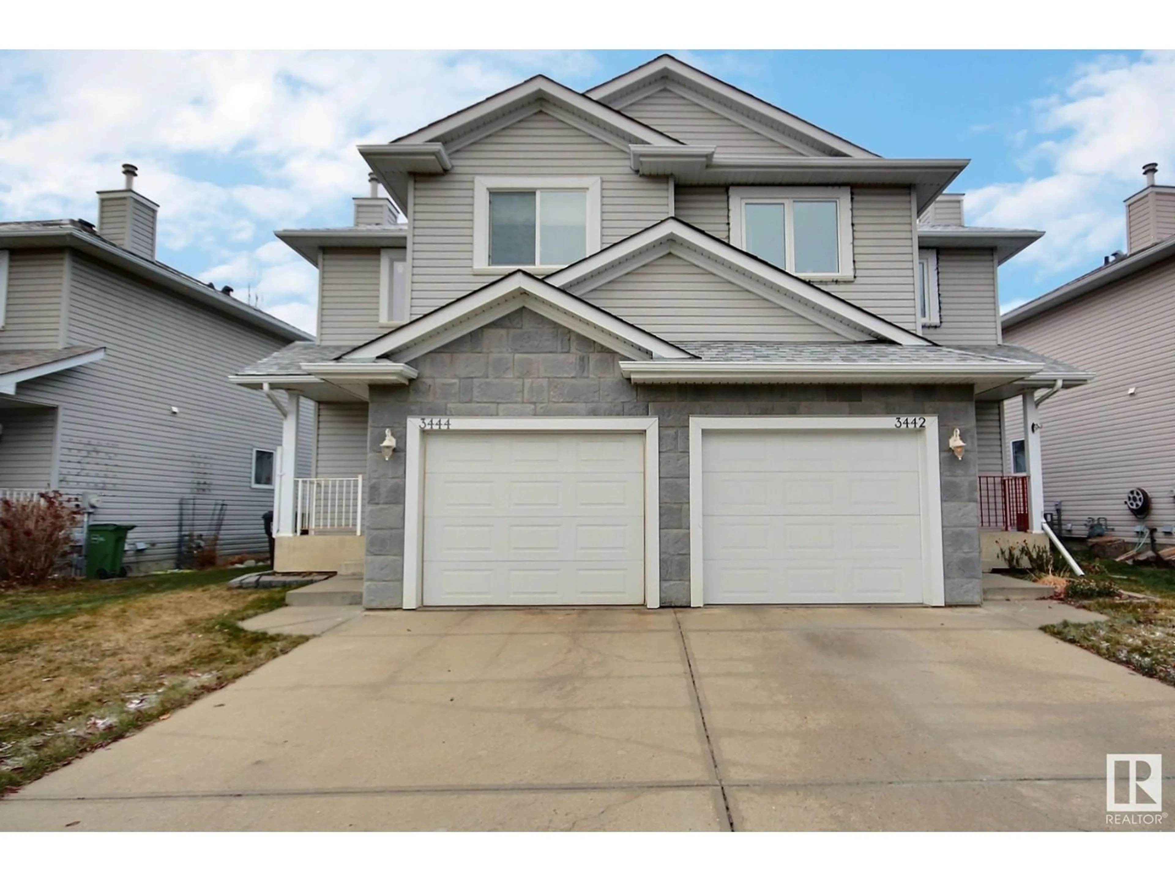 Frontside or backside of a home, the street view for 3444 MCKAY LN SW, Edmonton Alberta T6W1L5