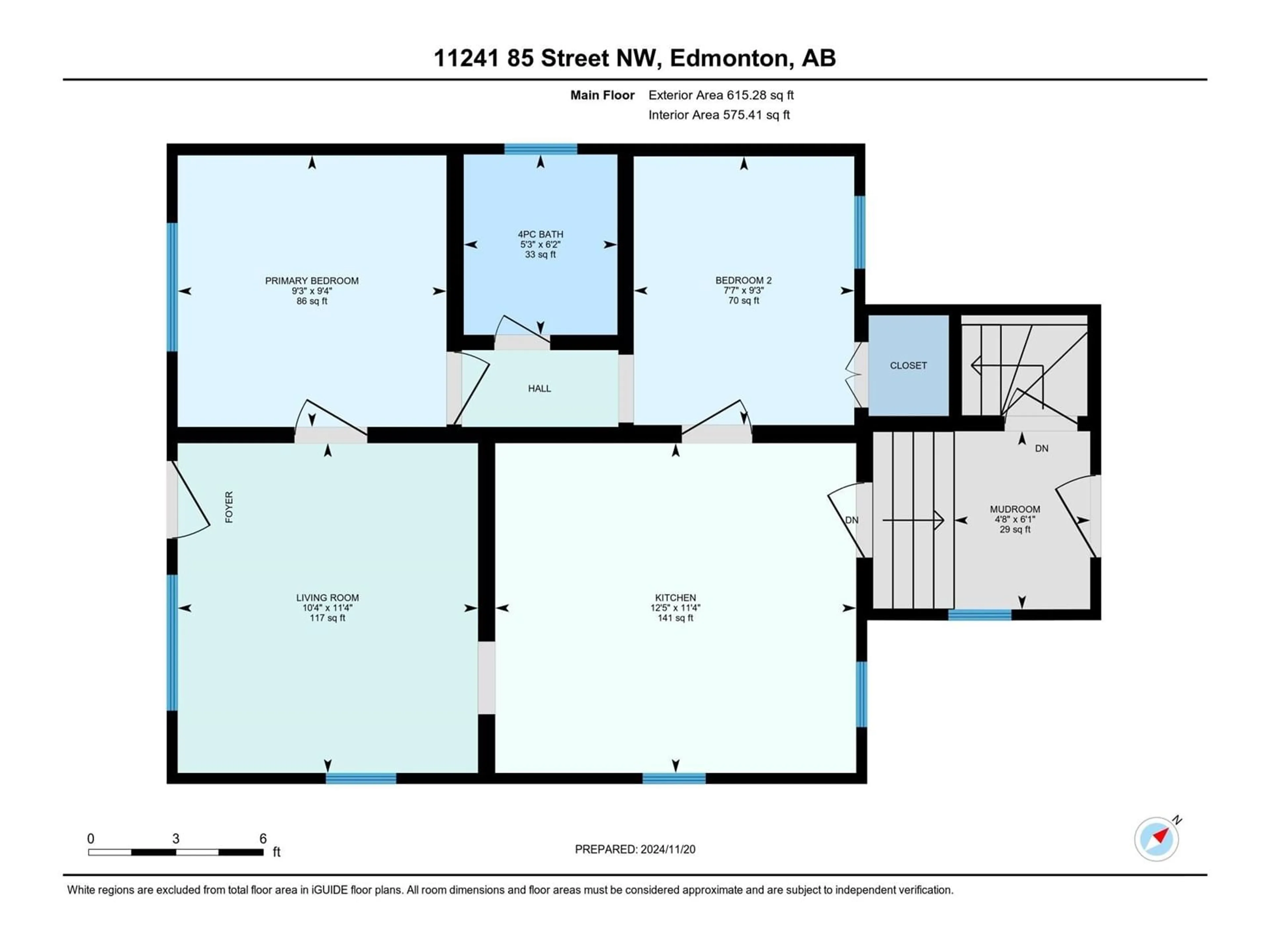 Floor plan for 11241 85 ST NW, Edmonton Alberta T5B3C6