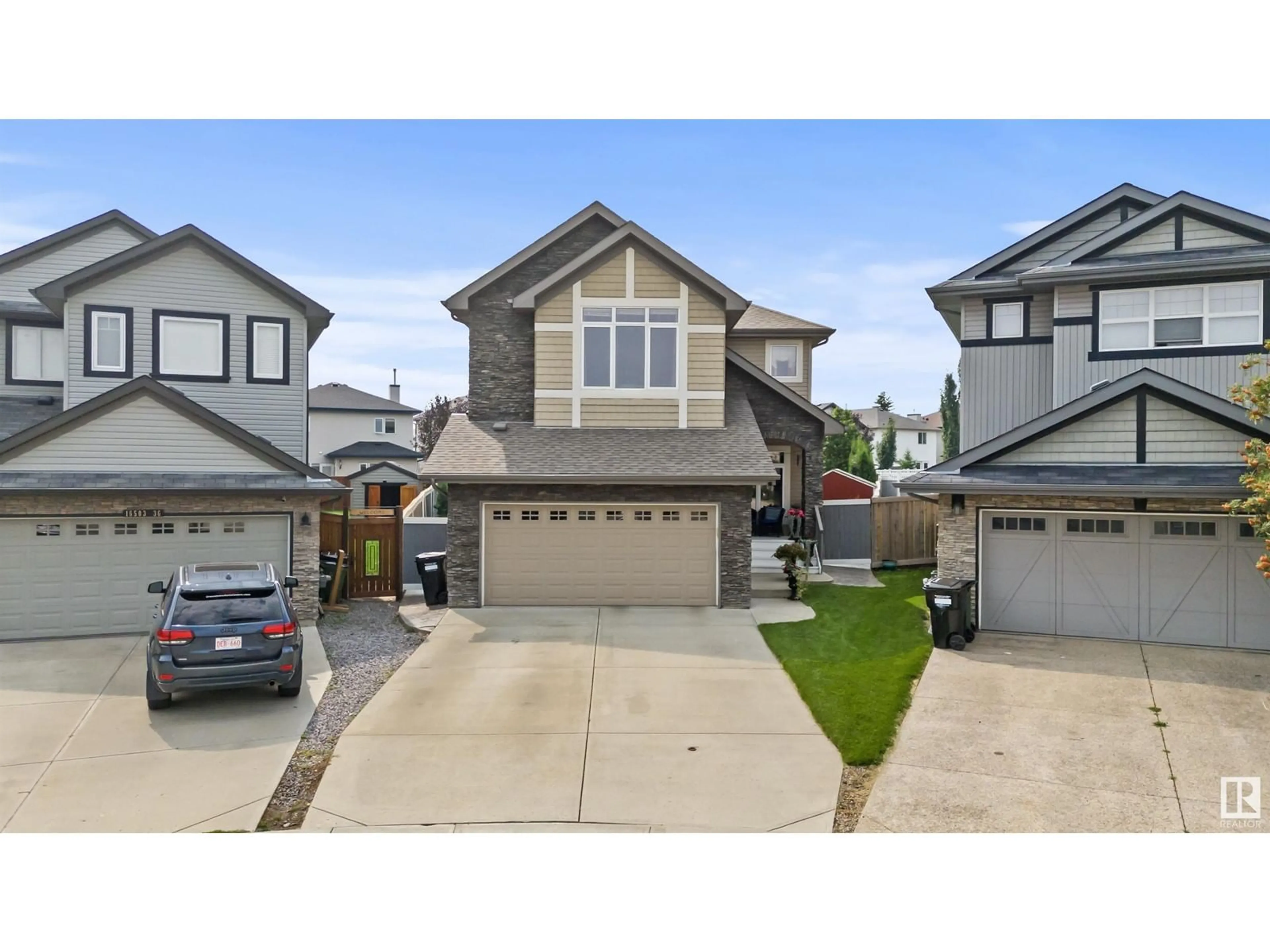 A pic from exterior of the house or condo, the street view for 16504 36 ST NW, Edmonton Alberta T5Y0N8