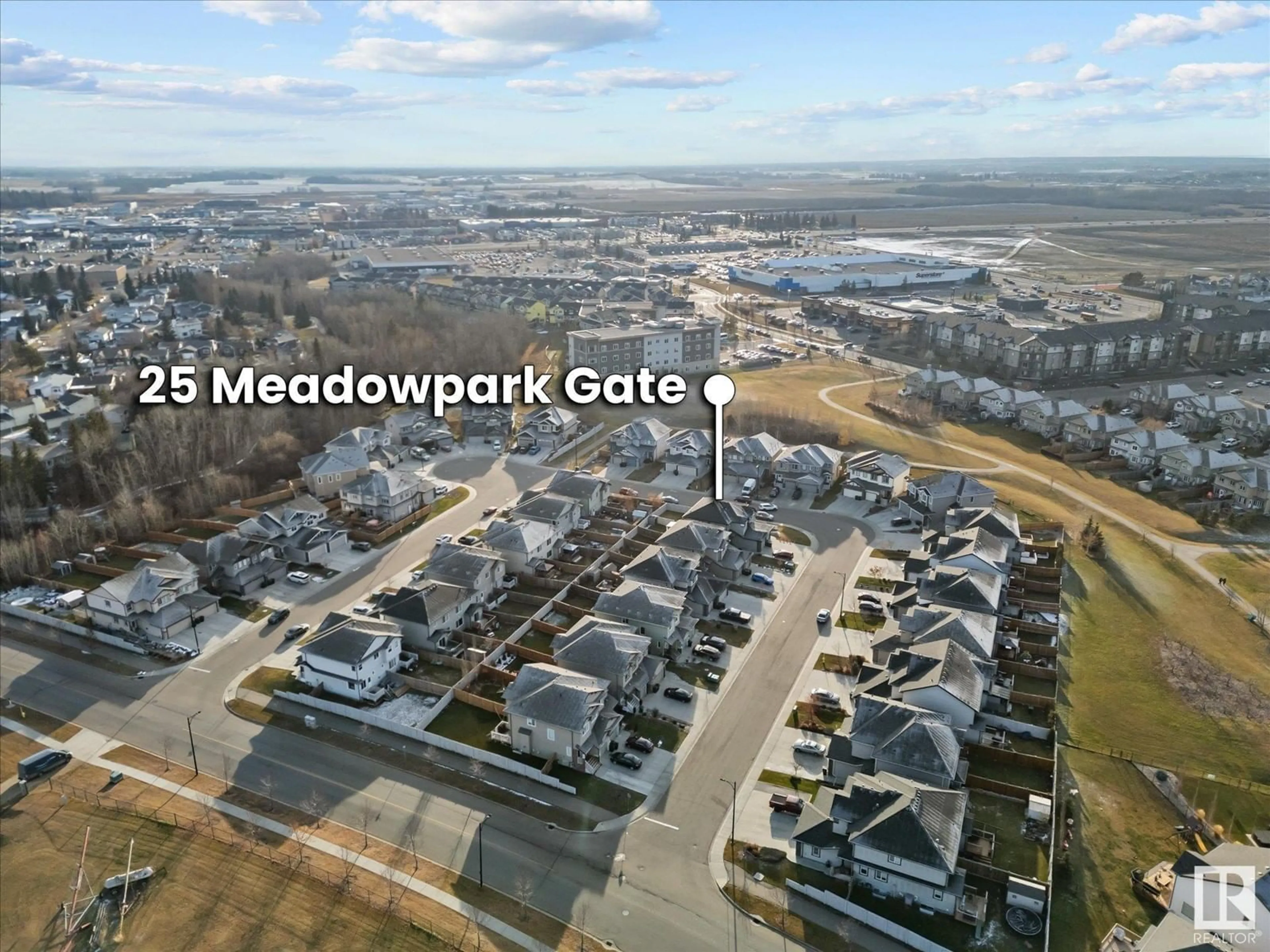 A pic from exterior of the house or condo for 25 Meadowpark Gate, Spruce Grove Alberta T7X0T9