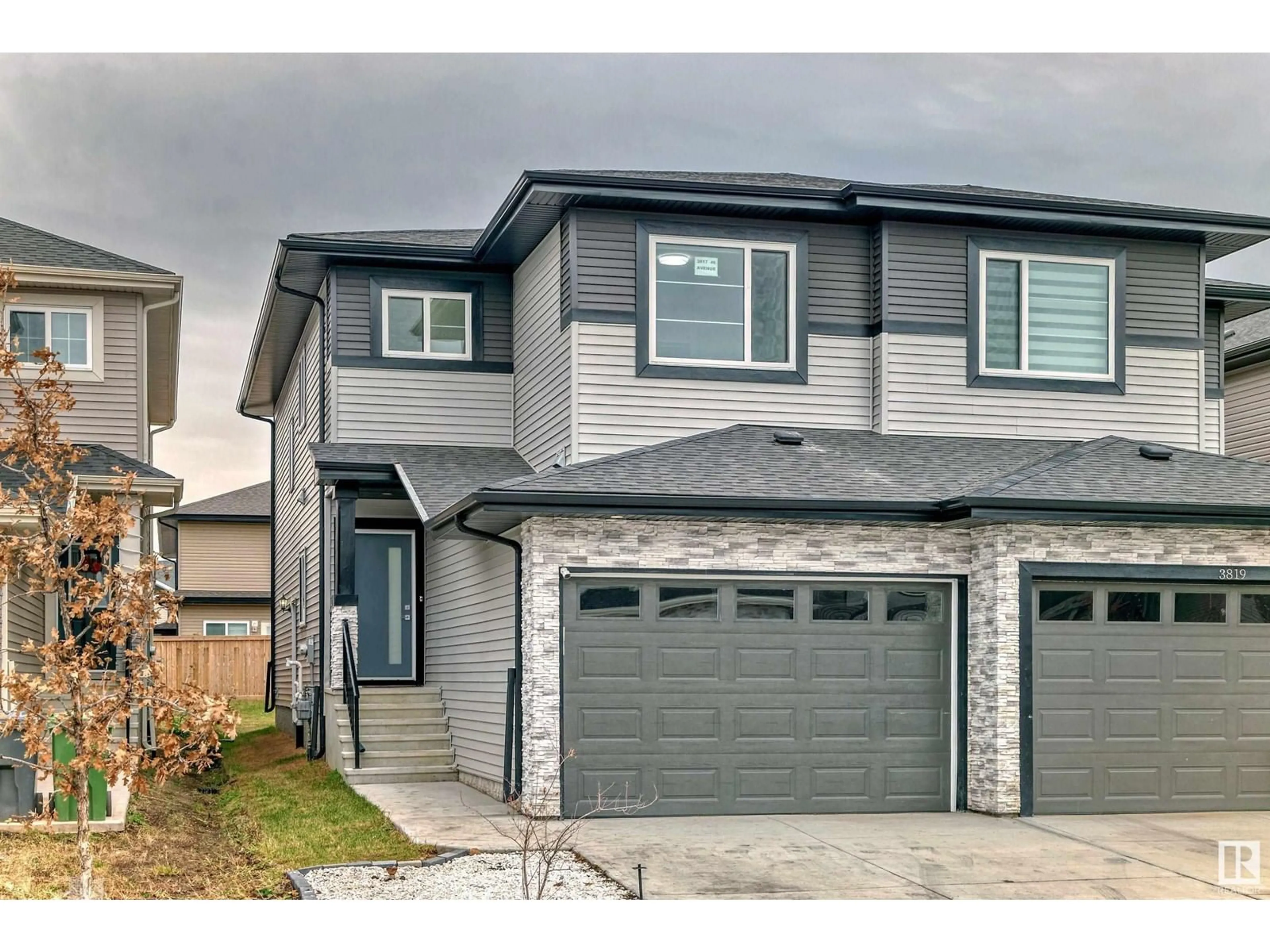 A pic from exterior of the house or condo, the street view for 3817 46 AV, Beaumont Alberta T4X2W3