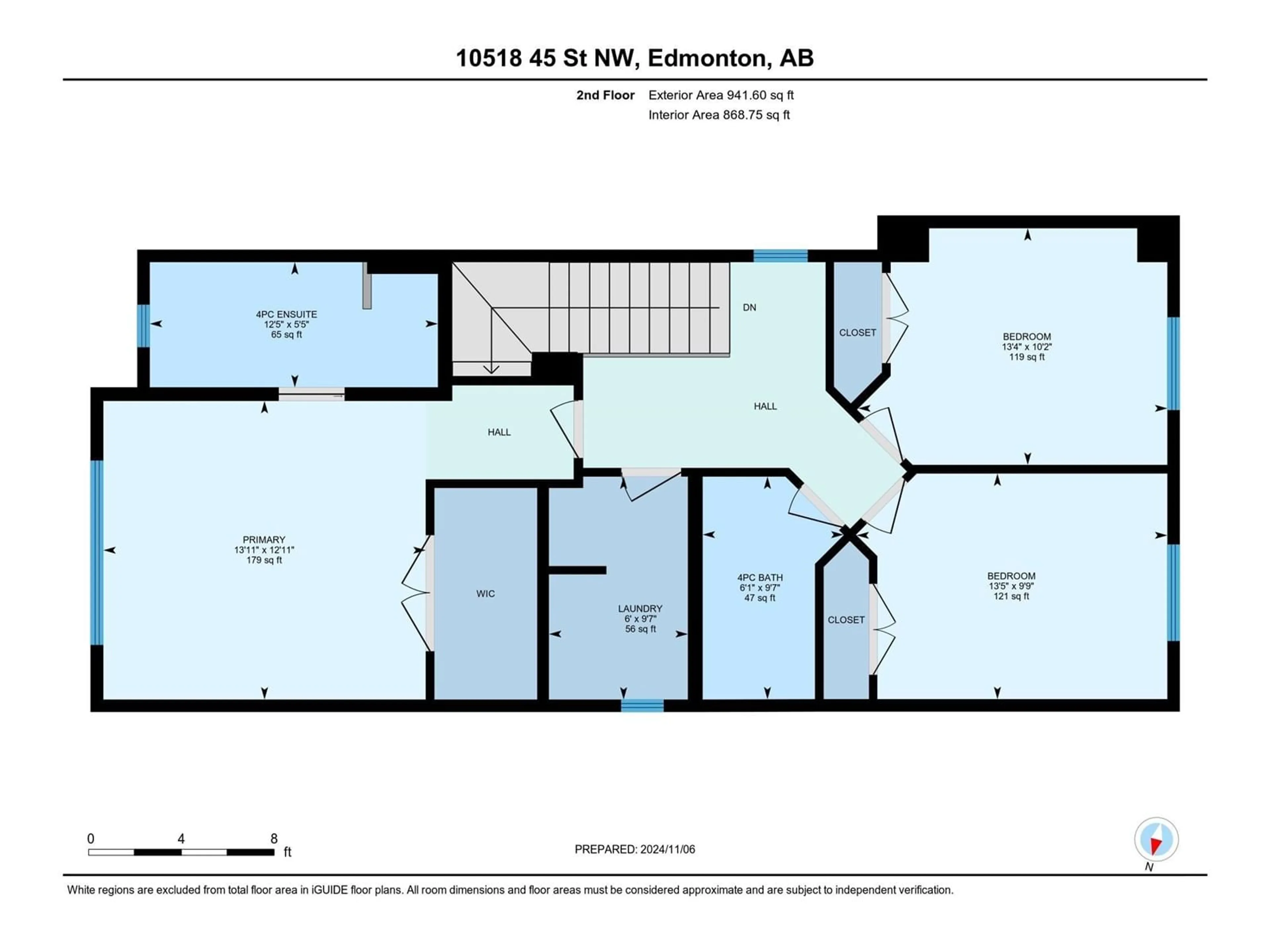 Floor plan for 10518 45 ST NW, Edmonton Alberta T6A1B9