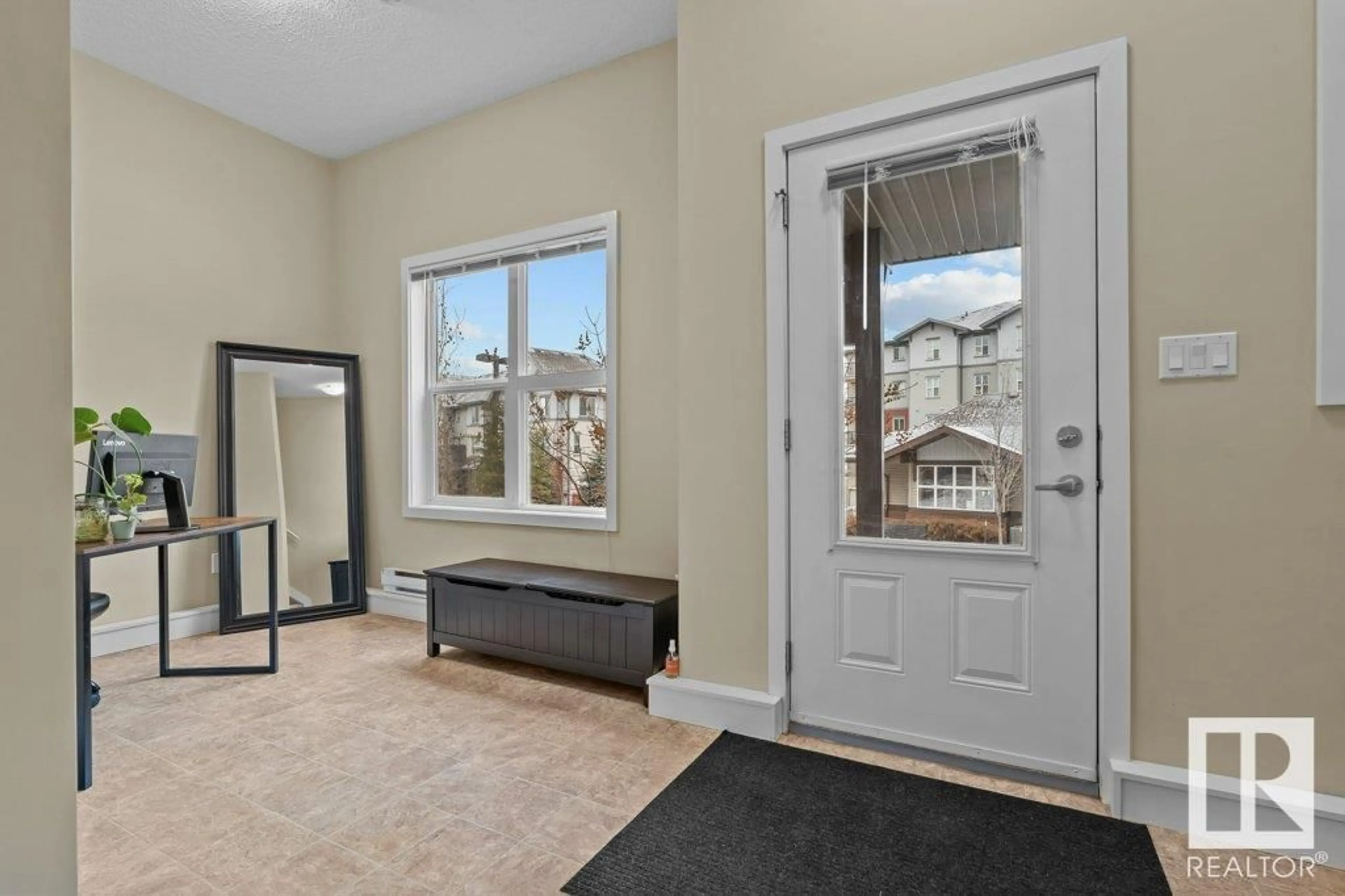 Indoor entryway, wood floors for #55 655 WATT BV SW, Edmonton Alberta T6X0Y2