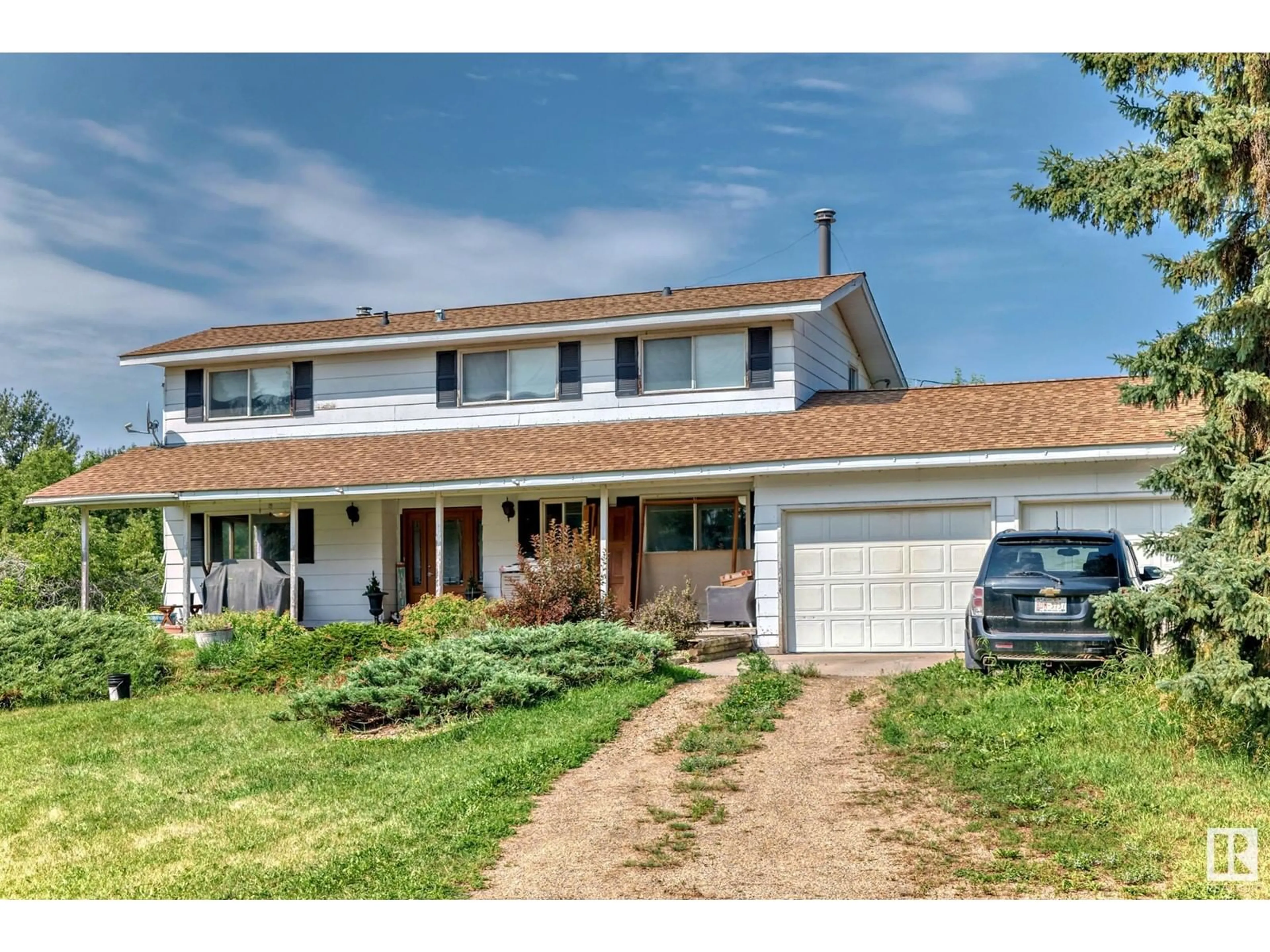 Frontside or backside of a home, the street view for 50256 Rge Rd 11, Rural Leduc County Alberta T0C2P0