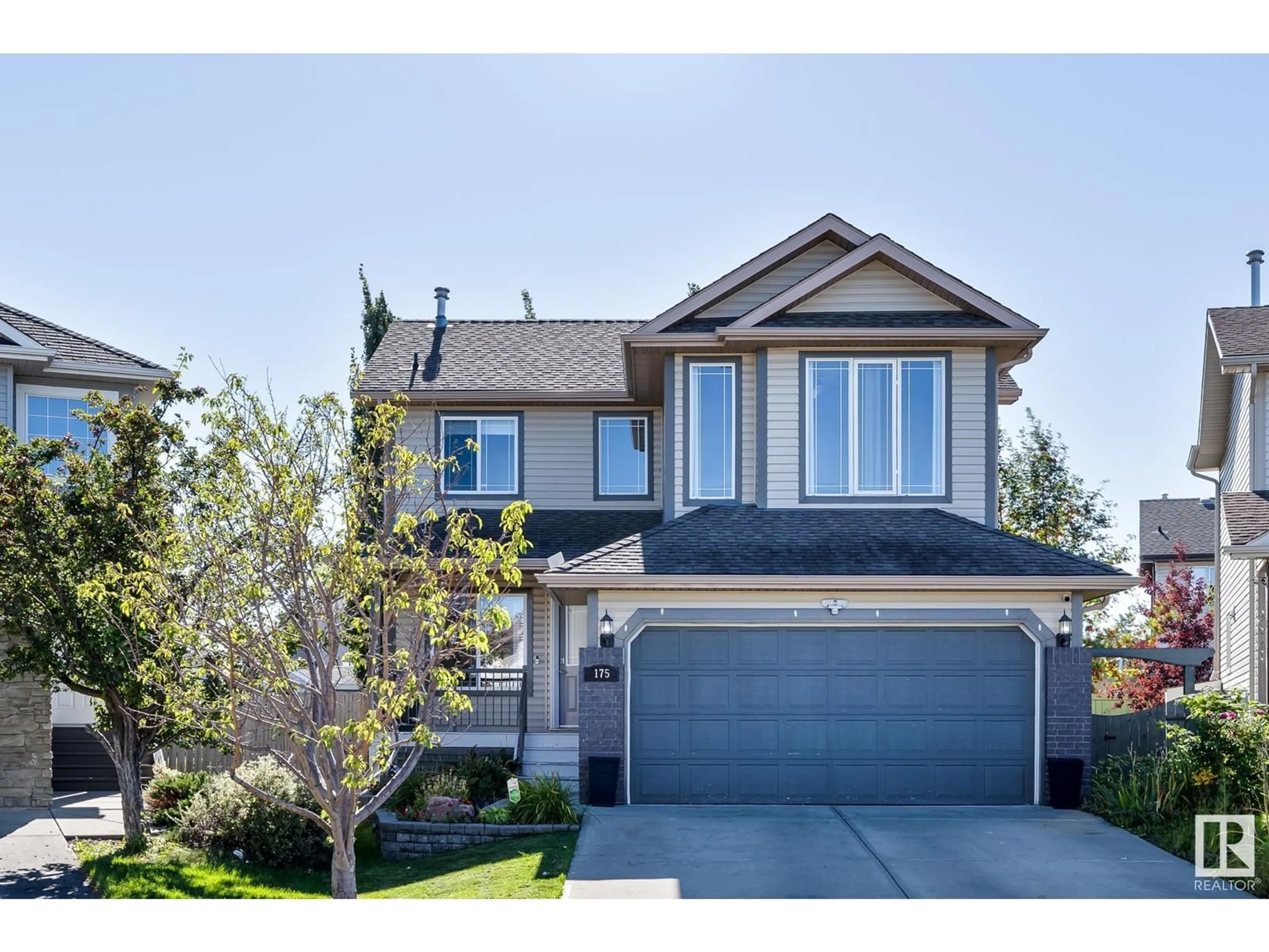 Frontside or backside of a home, the street view for 175 ACACIA CI, Leduc Alberta T9E0E1