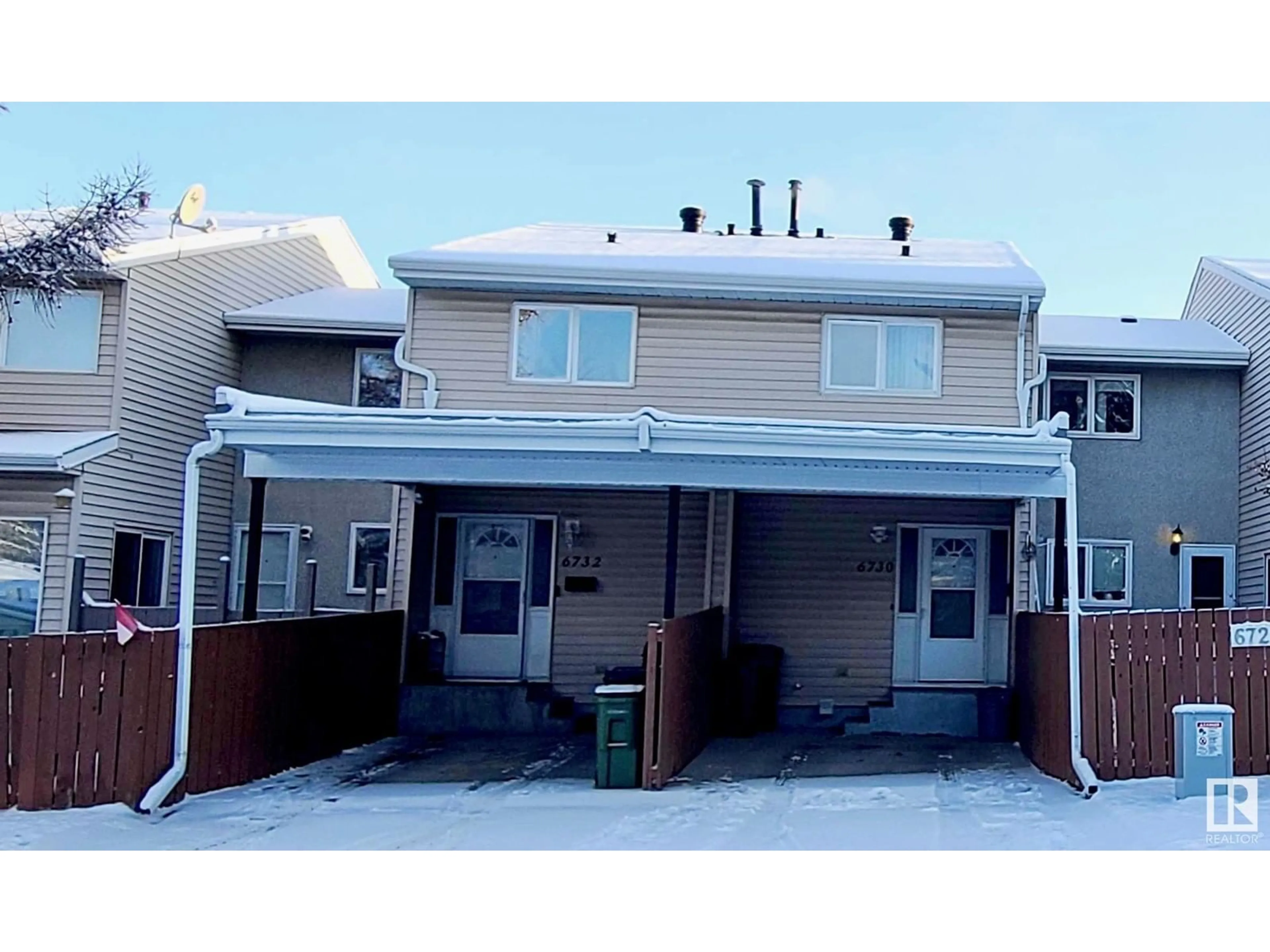 A pic from exterior of the house or condo, the front or back of building for 6730 36A AV NW, Edmonton Alberta T6K1S3