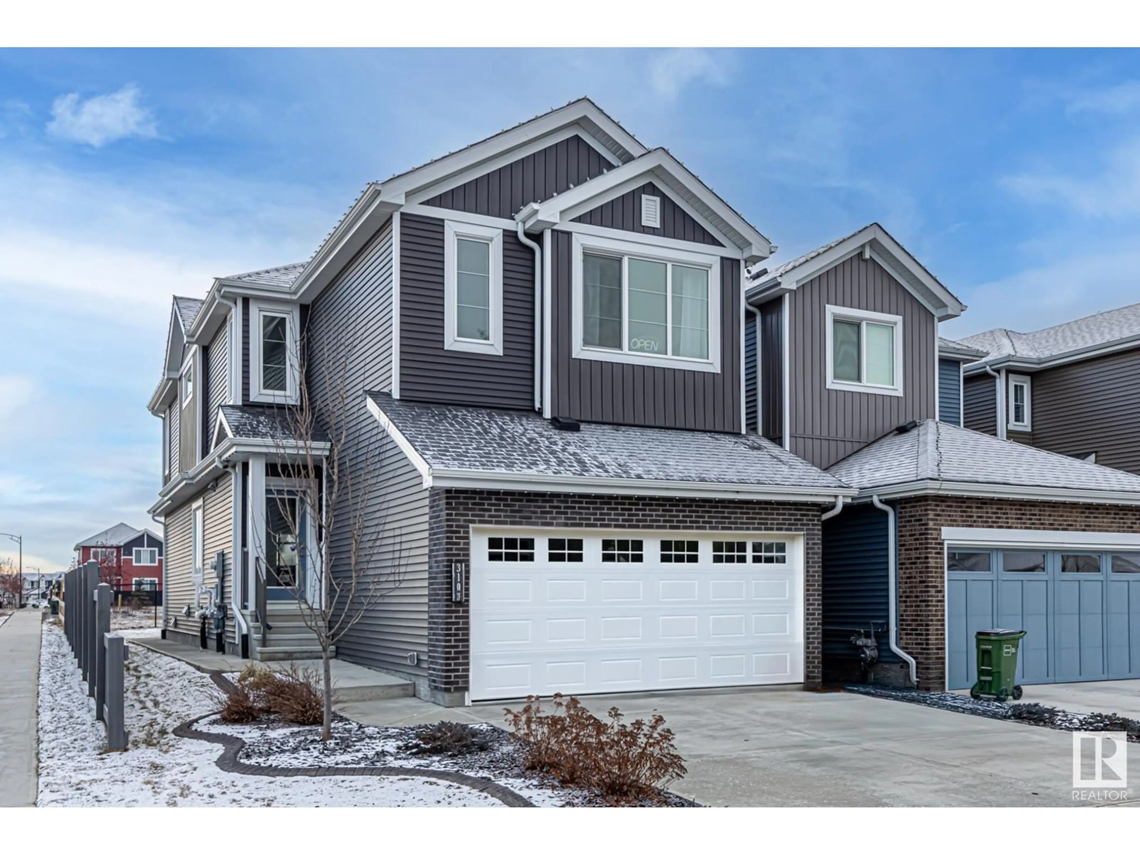 Frontside or backside of a home, the street view for 3103 169 ST SW, Edmonton Alberta T6W5A4