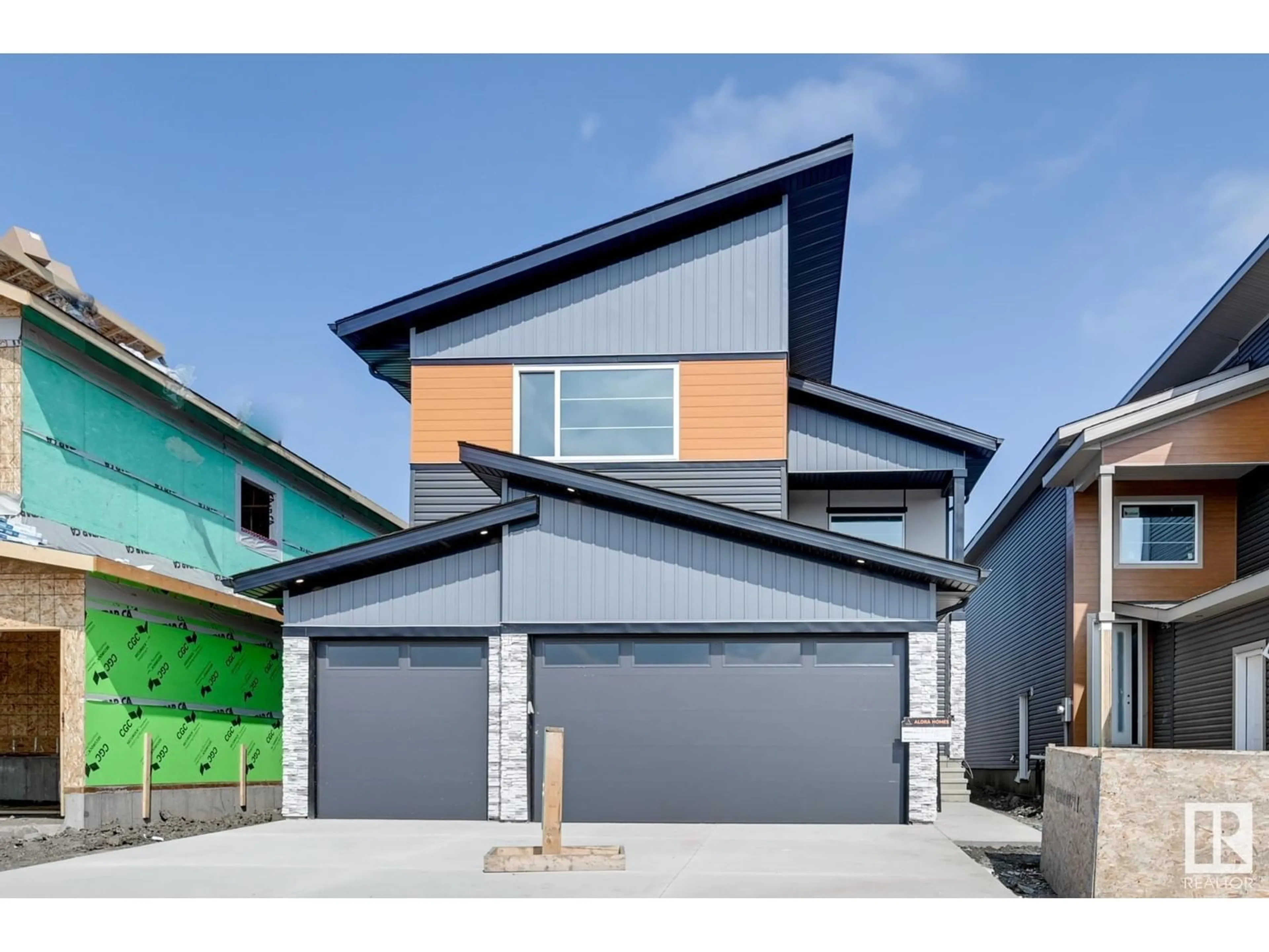 Frontside or backside of a home, the street view for 293 Meadowview DR, Fort Saskatchewan Alberta T8L0Y4