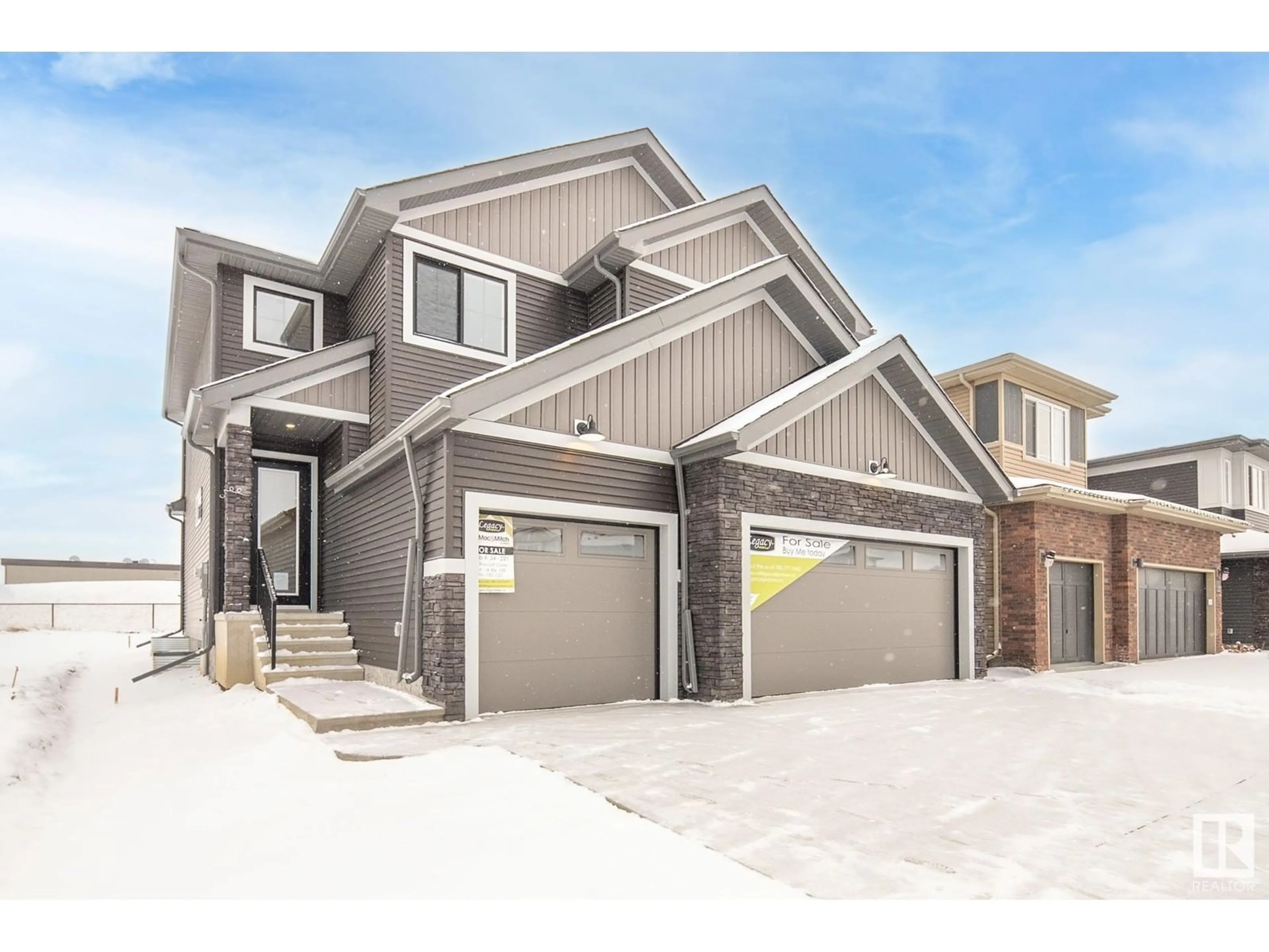 Frontside or backside of a home, the street view for 27 PRESCOTT CL, Spruce Grove Alberta T7X0R3