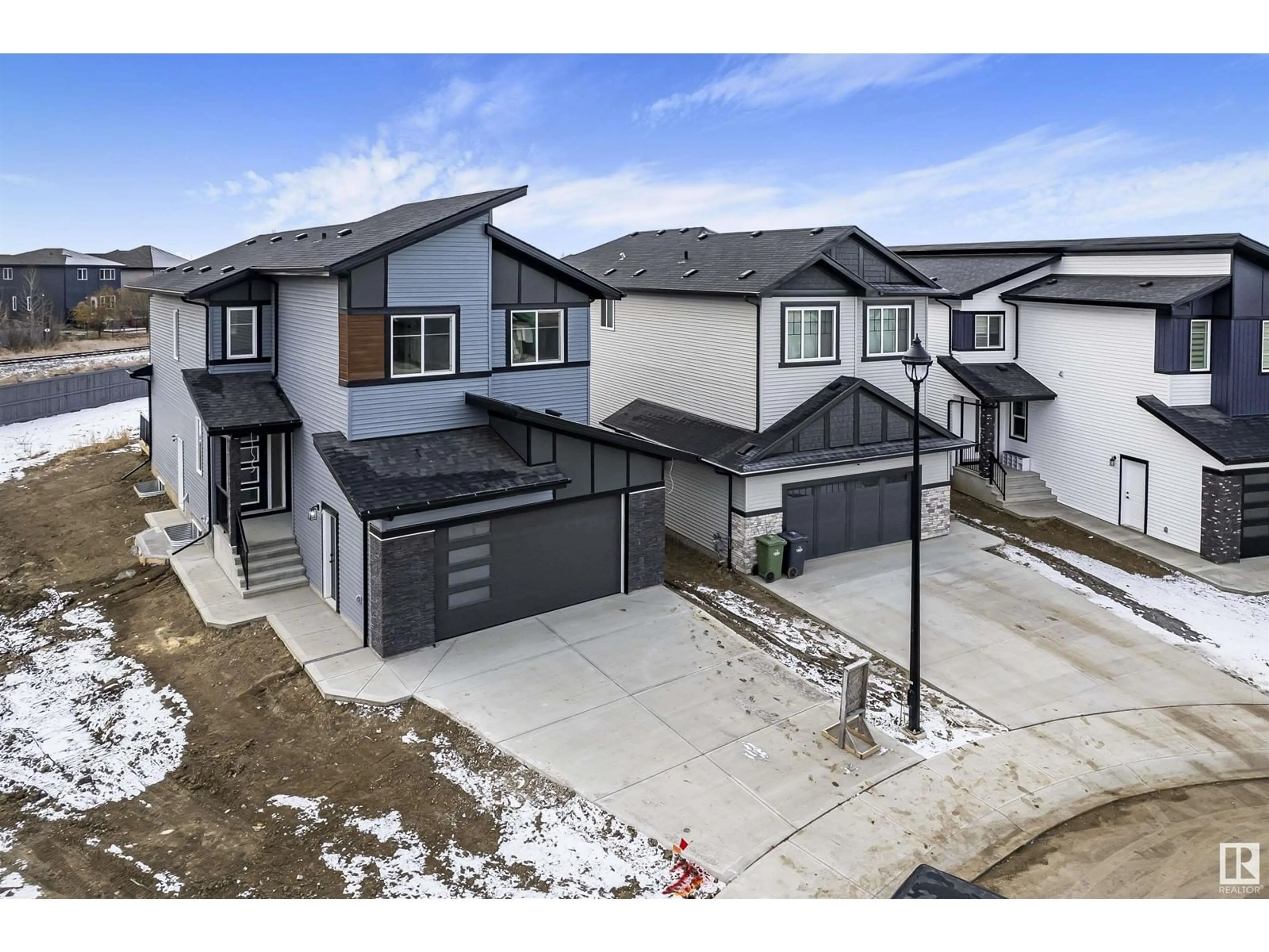 Frontside or backside of a home, the street view for 214 Kettyl Court, Leduc Alberta T9E1S1