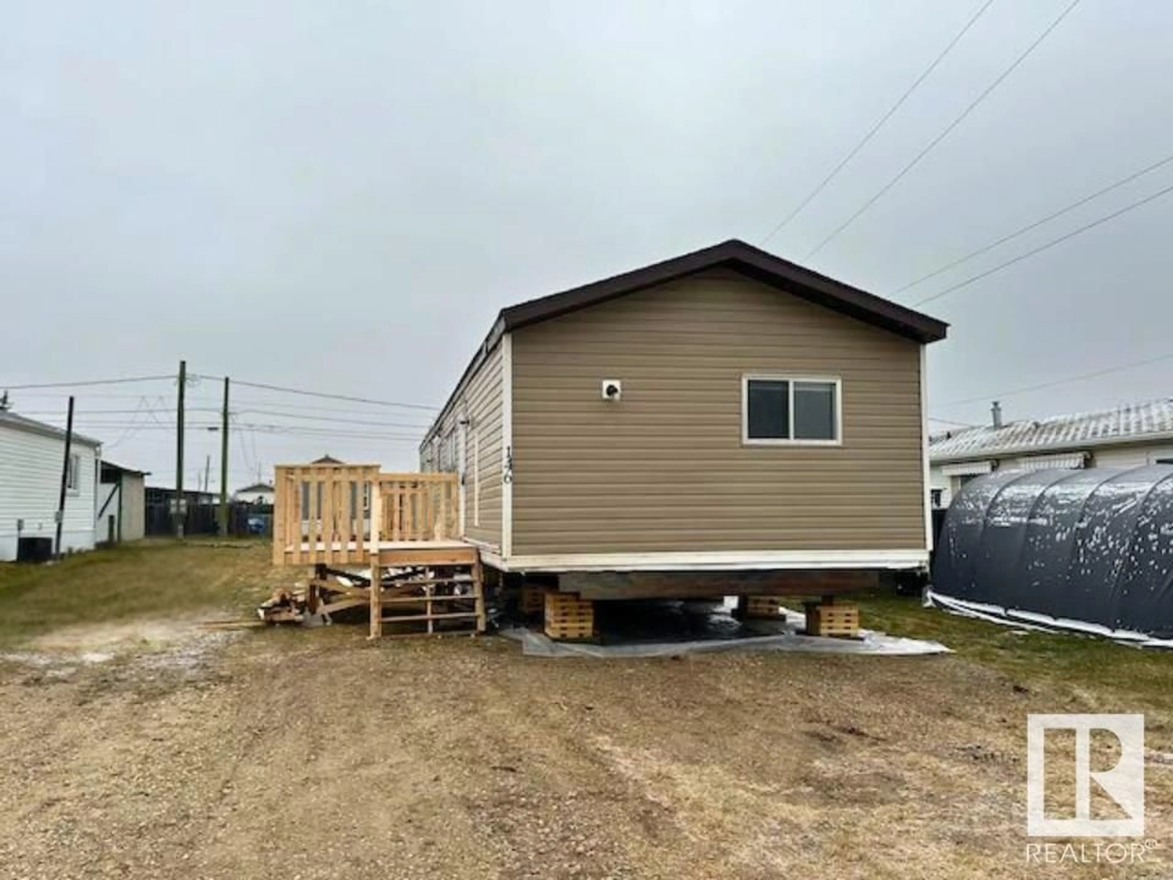 Frontside or backside of a home, the front or back of building for 146 49231 Range Rd 80, Rural Brazeau County Alberta T7A1L7