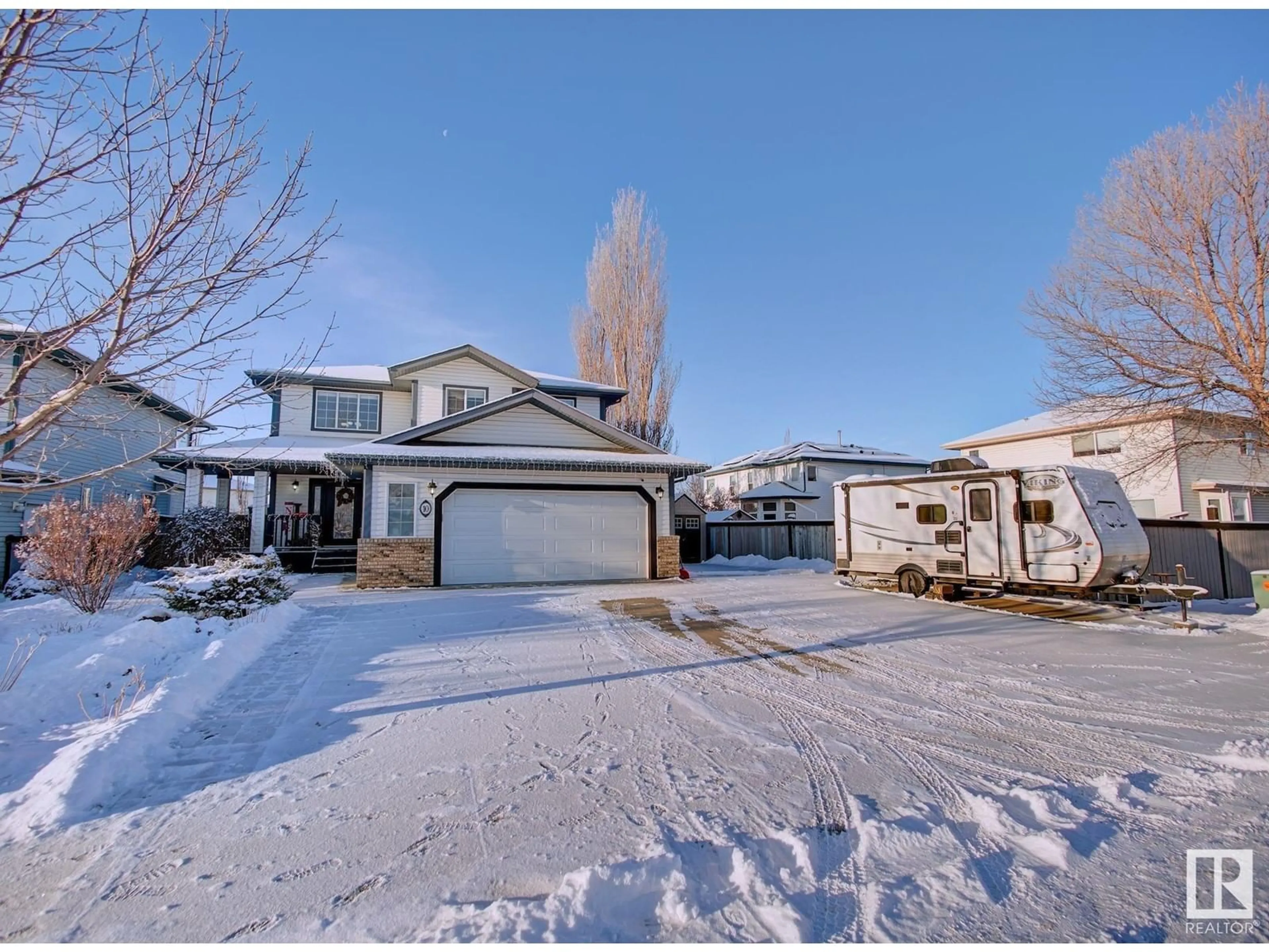 Frontside or backside of a home, the street view for 10 Riverpark RD, Fort Saskatchewan Alberta T8L4K5