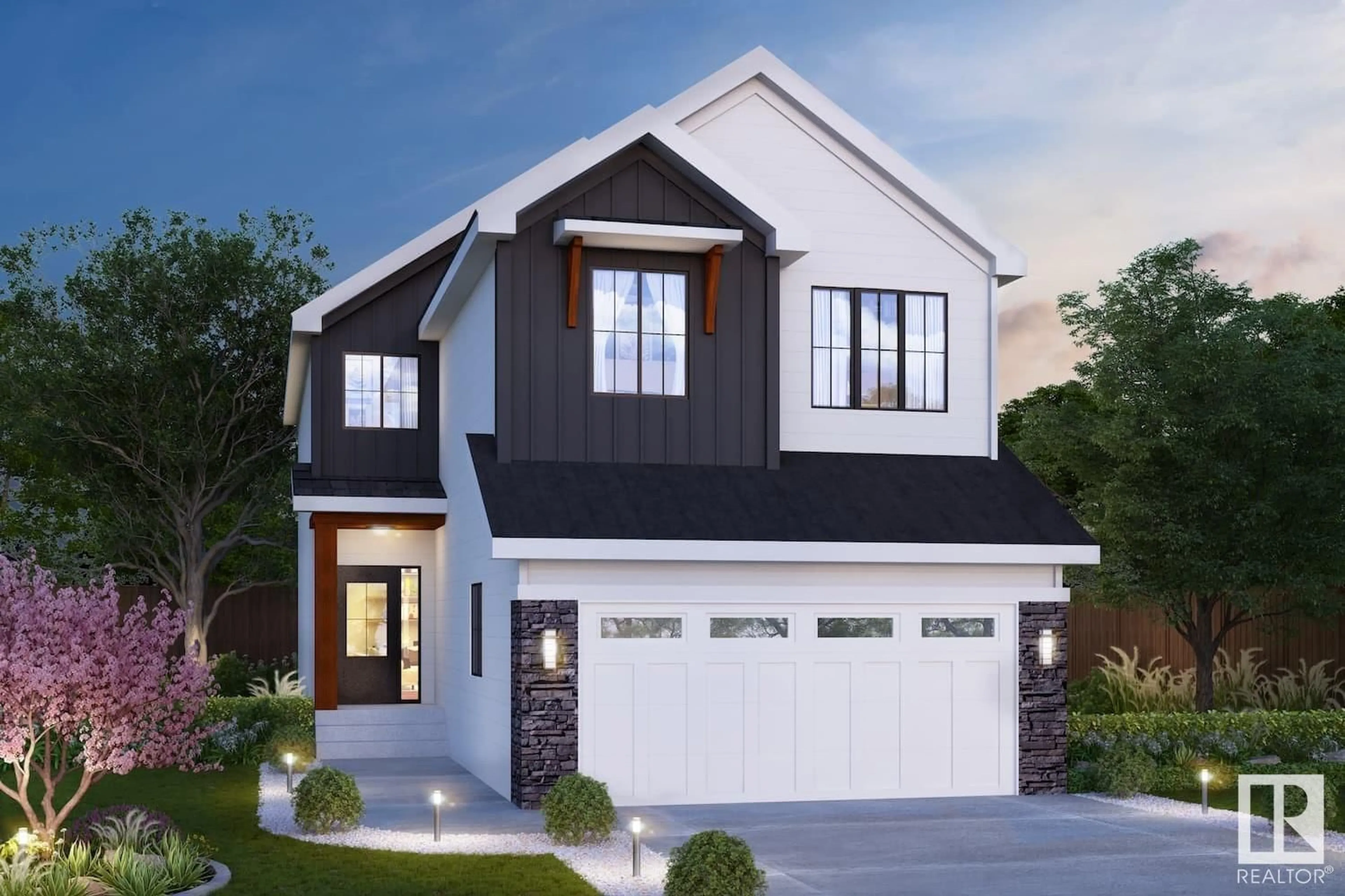 Home with brick exterior material, street for NE - 16539 3 ST, Edmonton Alberta T5T7H9