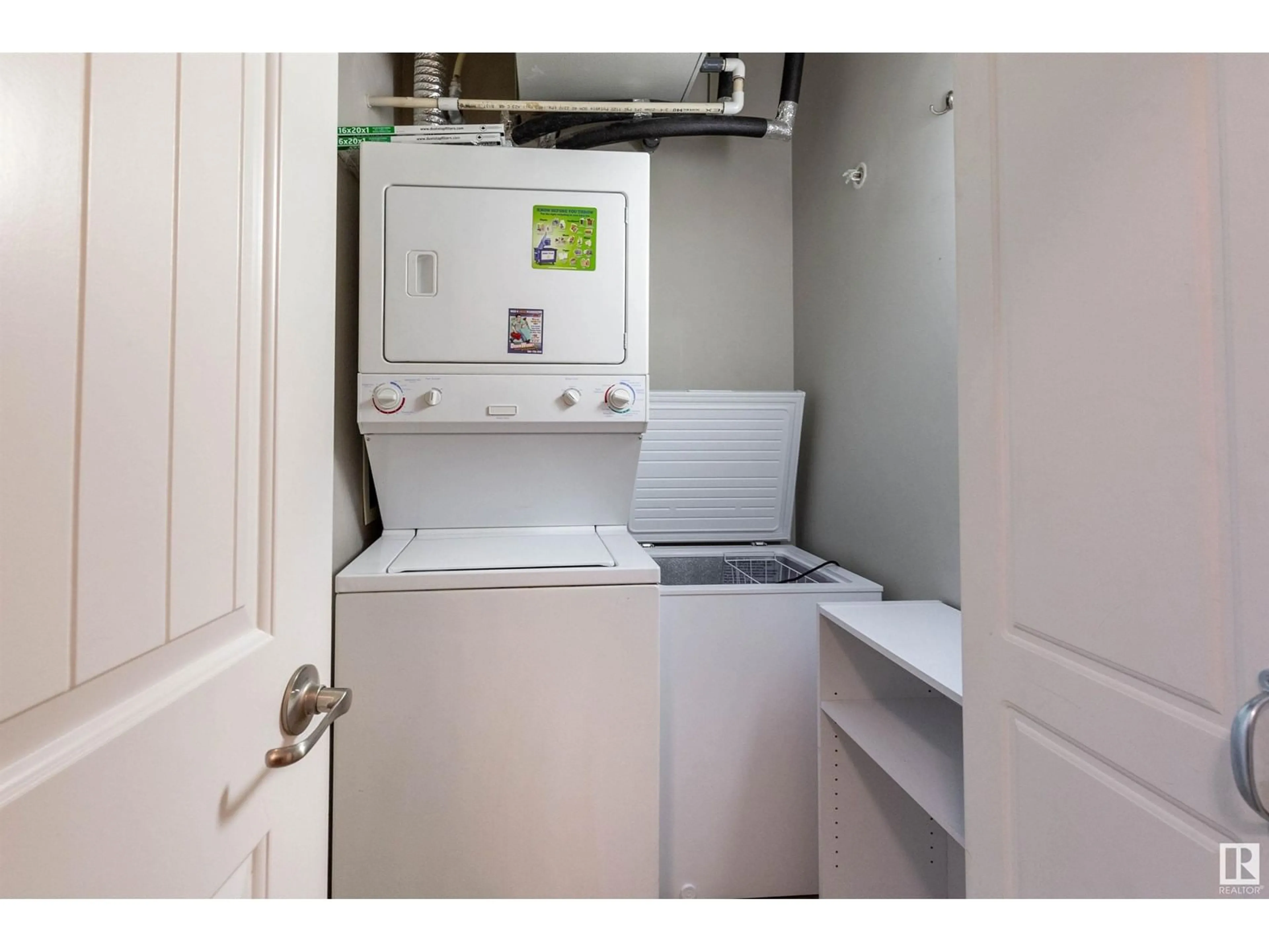 Laundry room for #122 8528 82 AV NW, Edmonton Alberta T6C0Y8