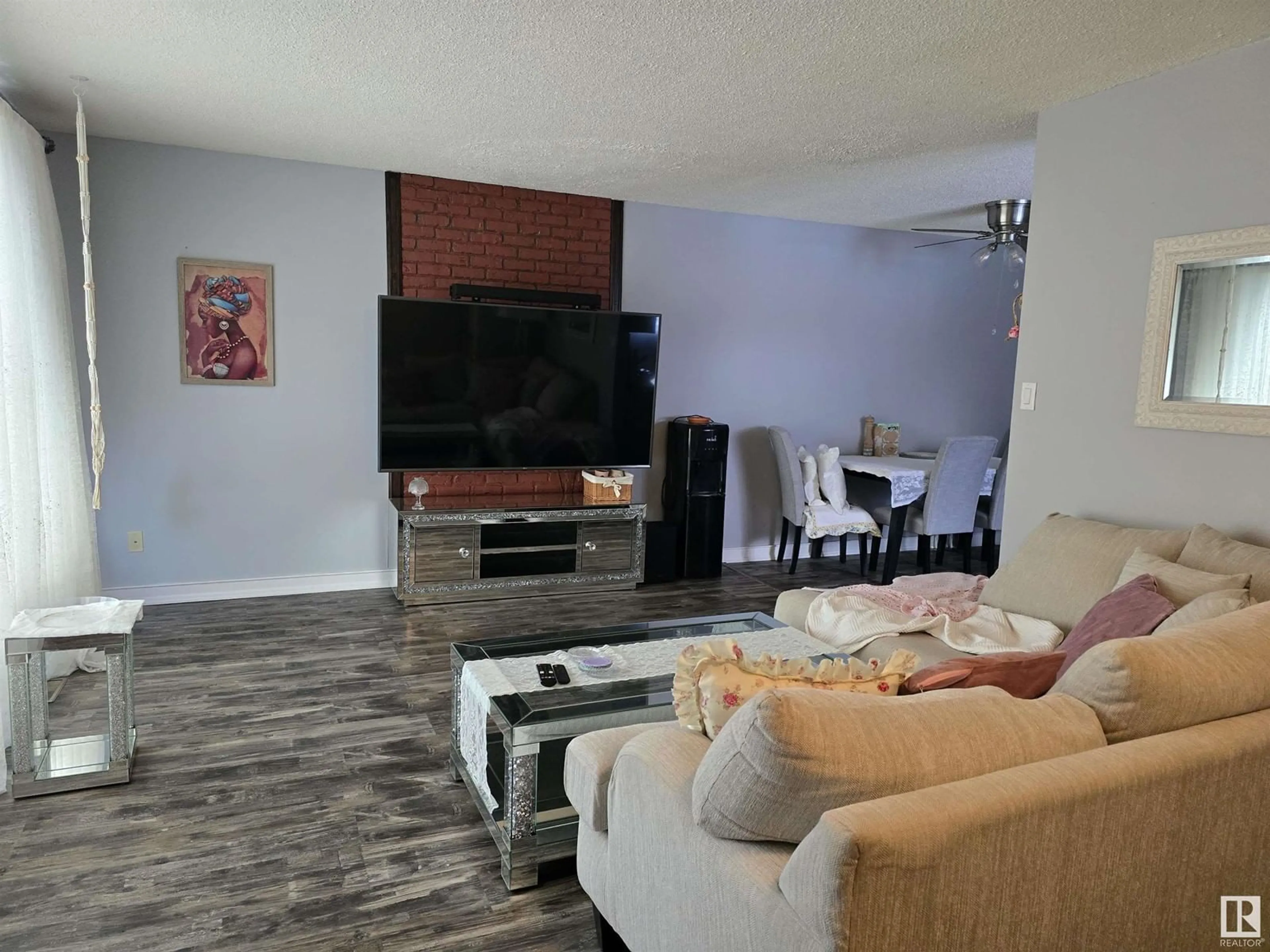 Living room, wood floors for 6106 51 AV, Cold Lake Alberta T9M1T6