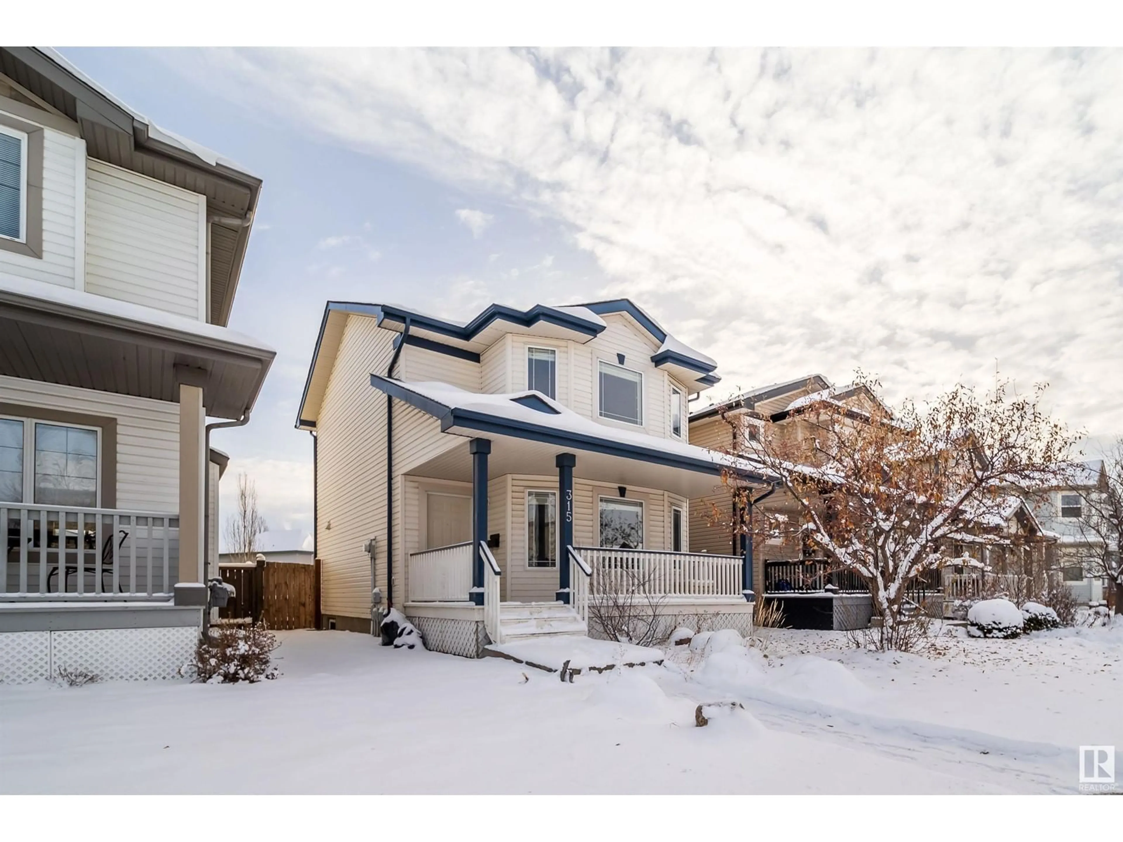 Frontside or backside of a home, the street view for 315 BRINTNELL BV NW, Edmonton Alberta T5Y3J9