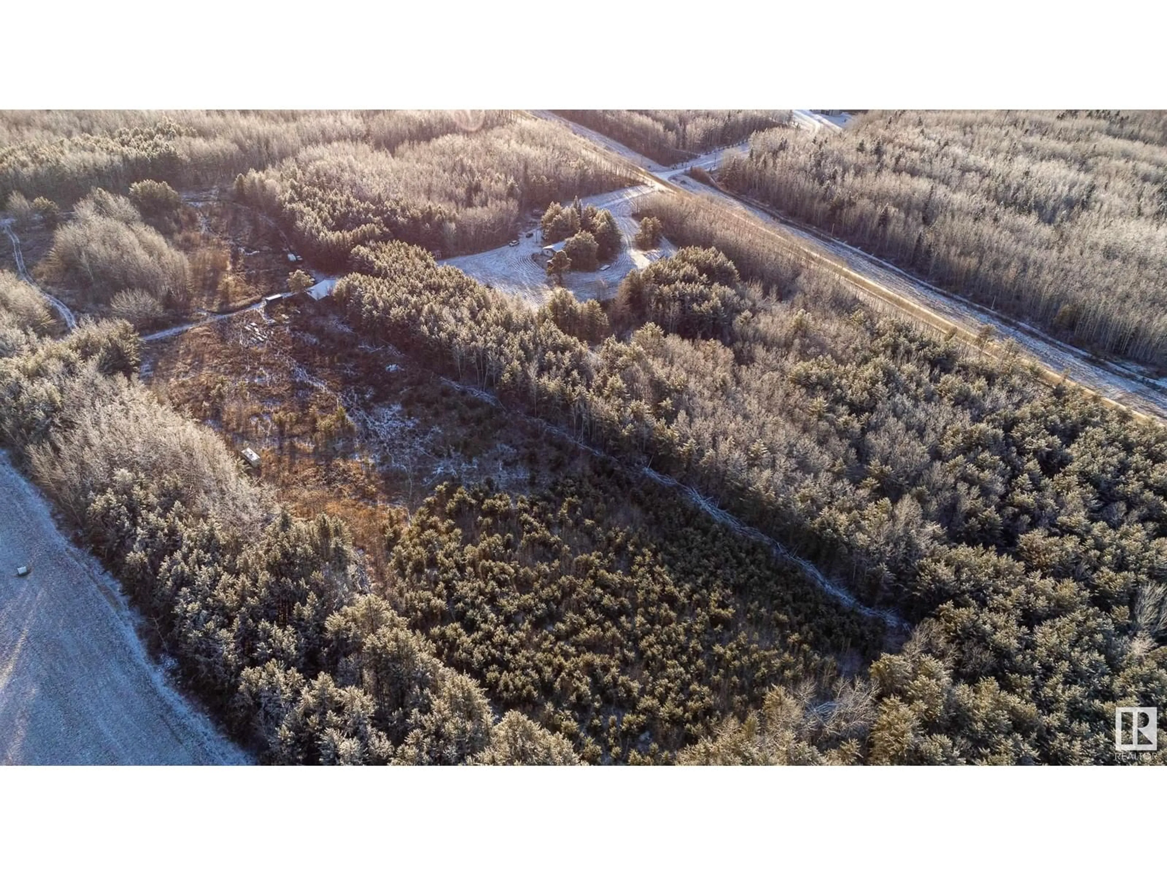 A pic from outside/outdoor area/front of a property/back of a property/a pic from drone, forest/trees view for 625001A RR 235.2, Rural Athabasca County Alberta T0G1Z0