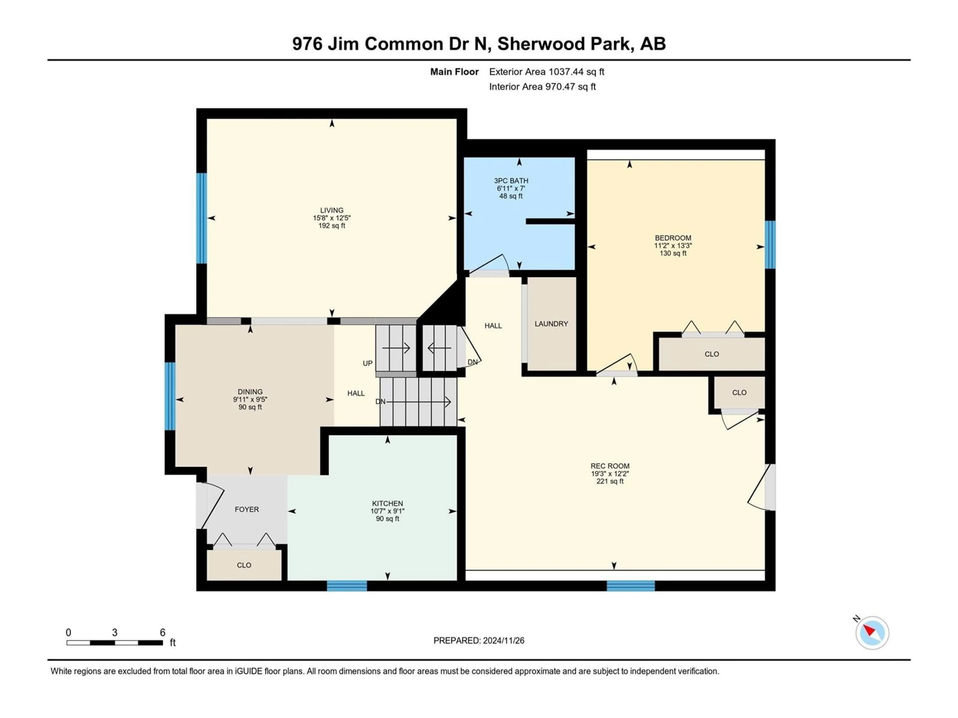 Floor plan for 976 JIM COMMON Dr, Sherwood Park Alberta T8H1V1