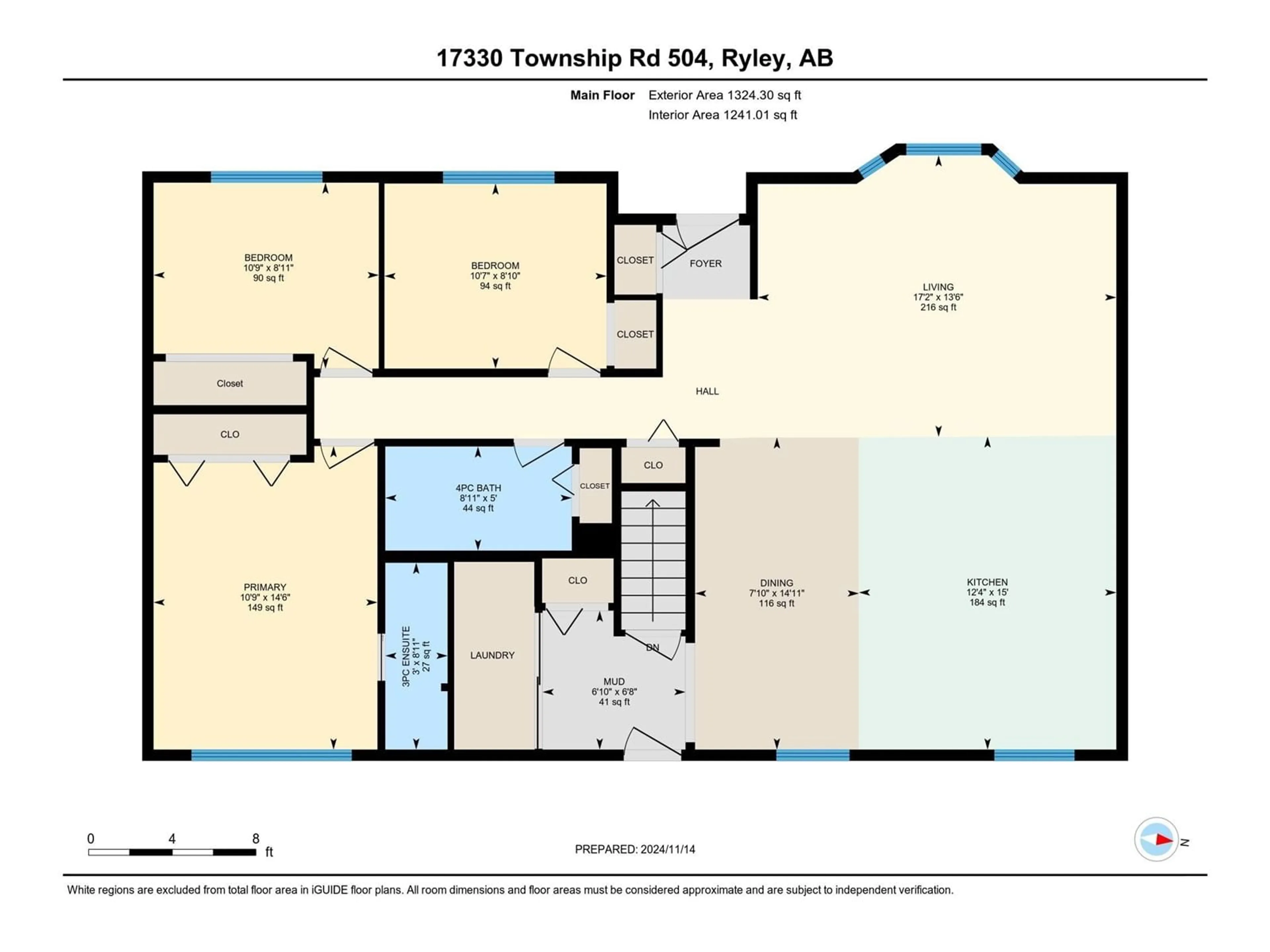 Floor plan for 17330 TWP RD 504, Rural Beaver County Alberta T0B4A0