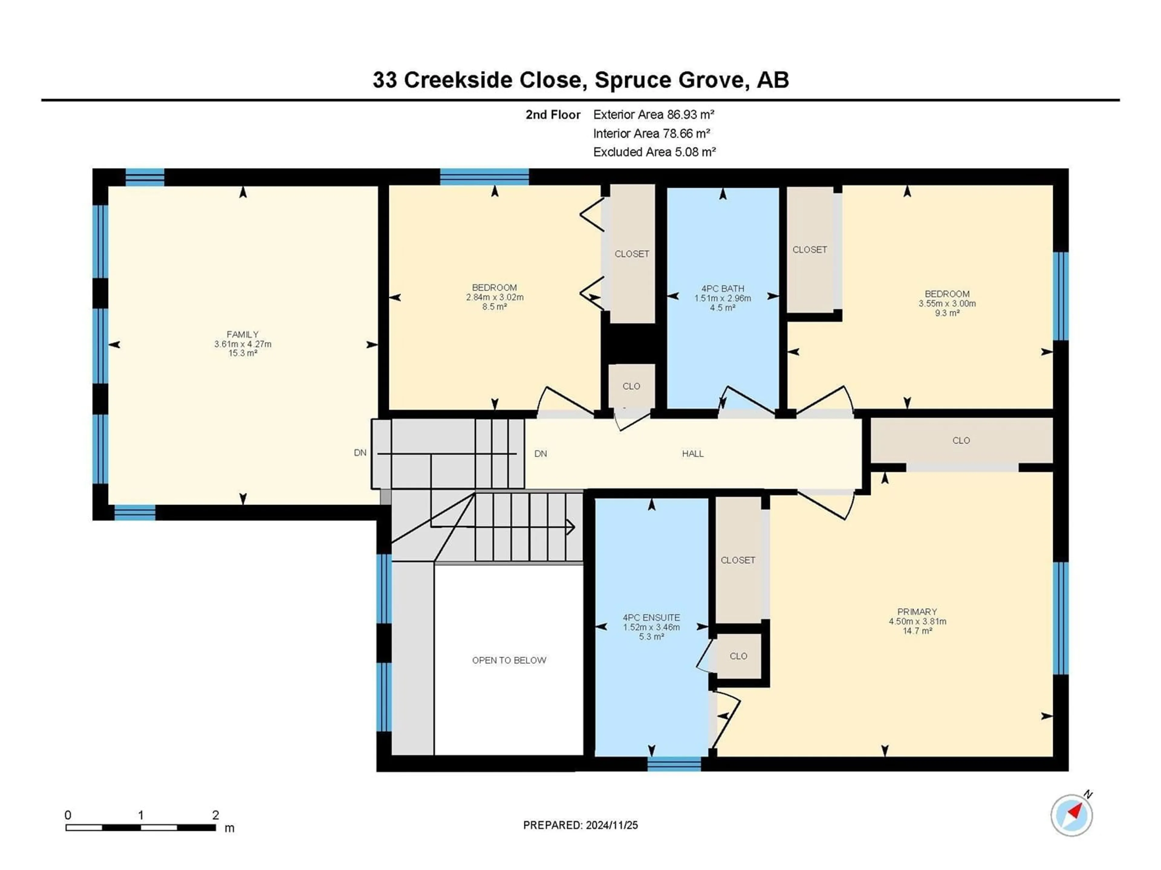 Floor plan for 33 CREEKSIDE CL, Spruce Grove Alberta T7X4N9