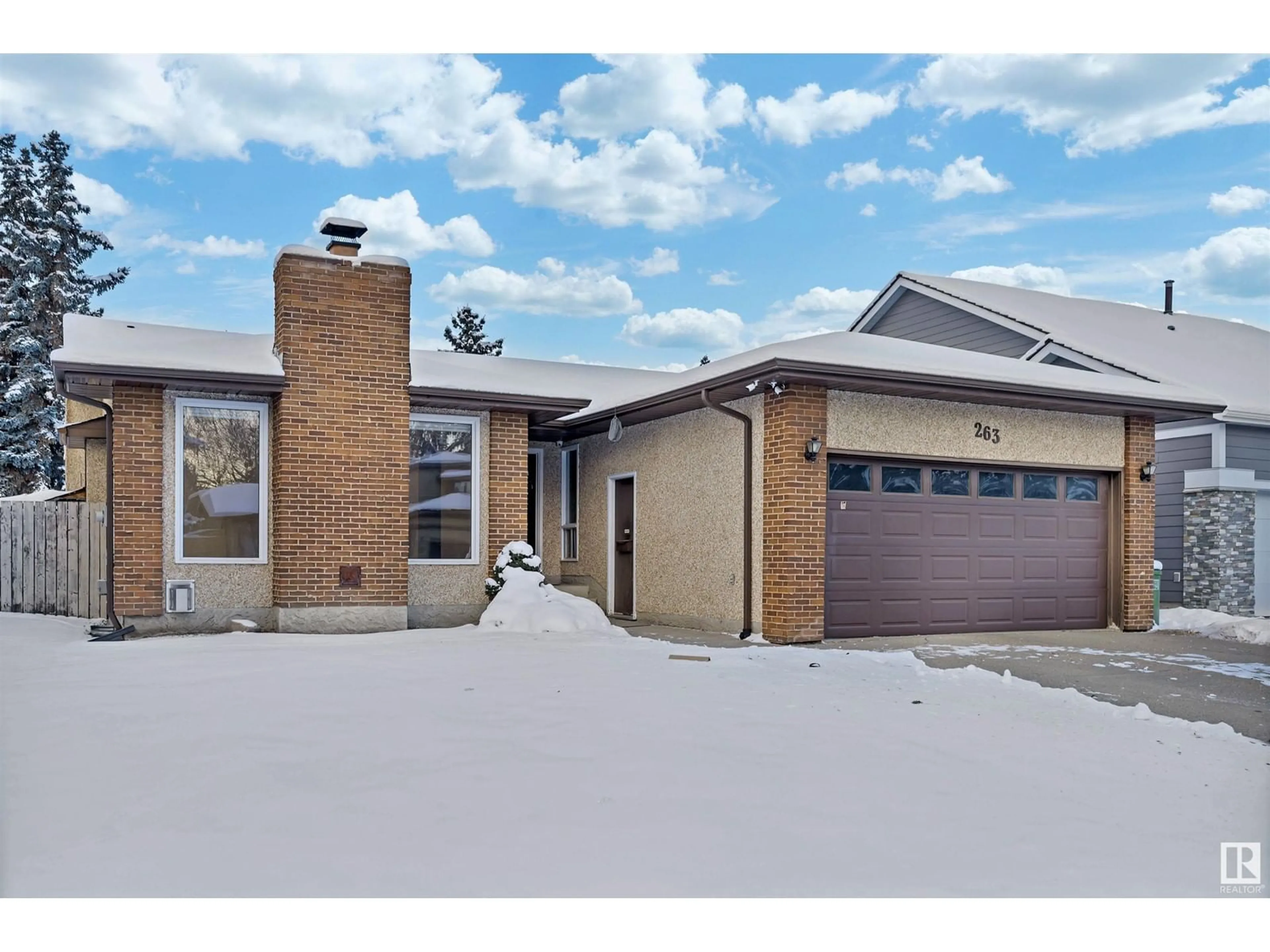 Home with brick exterior material for 263 GARIEPY CR NW, Edmonton Alberta T6M1G3