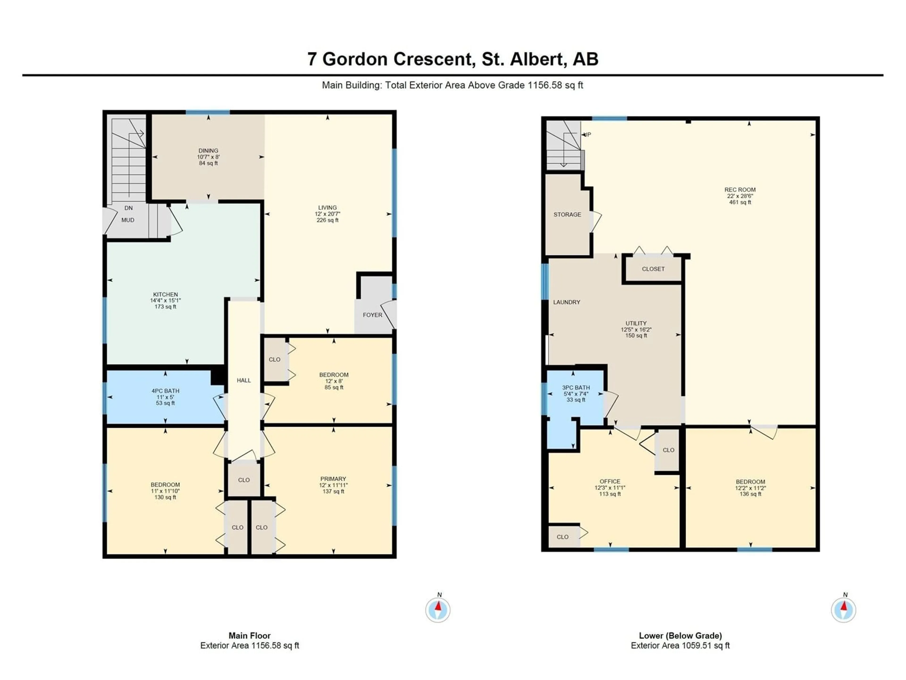 Floor plan for 7 GORDON CR, St. Albert Alberta T8N0V5