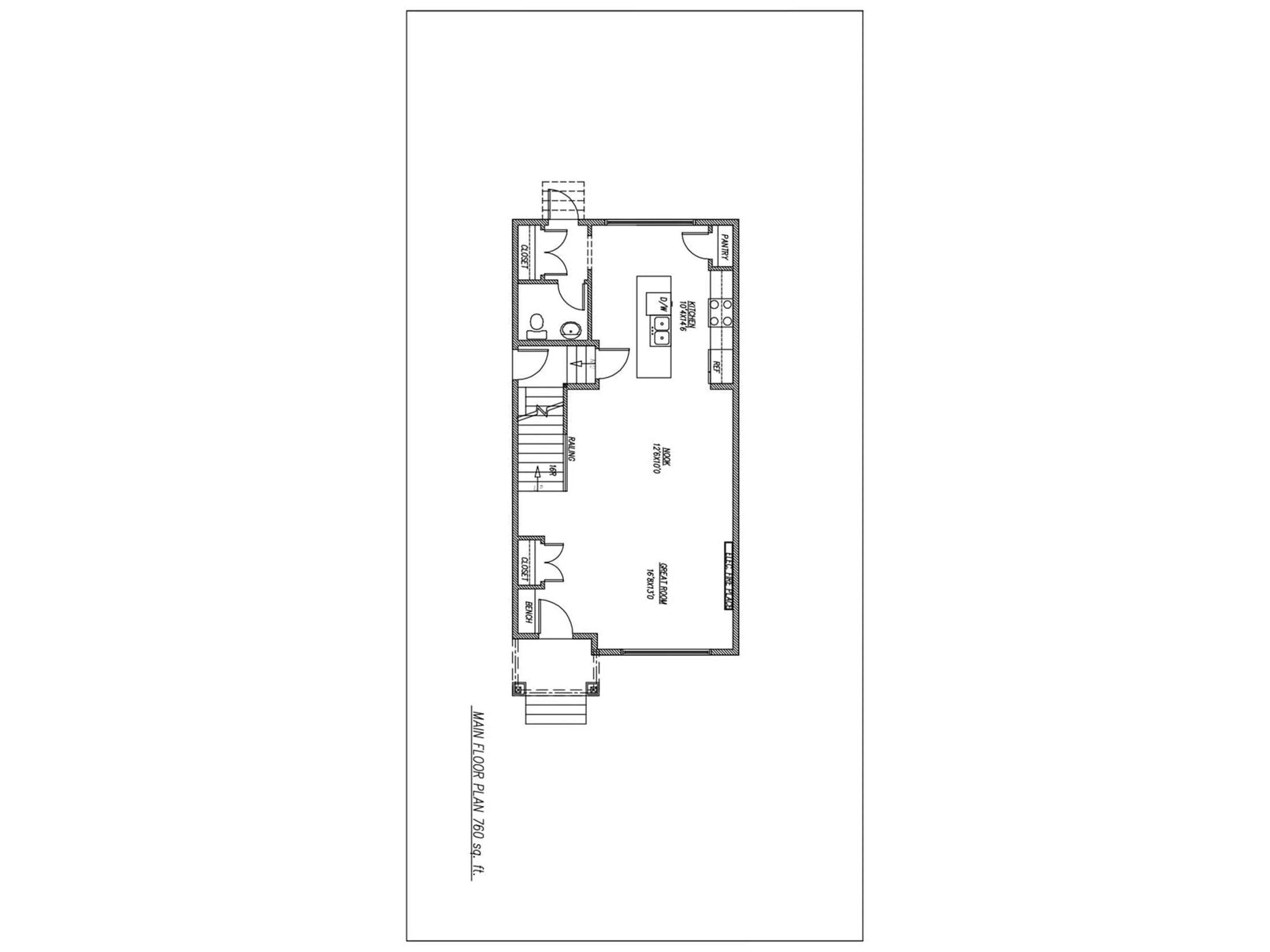 Floor plan for 3206 Magpie Link NW, Edmonton Alberta T5S0V5