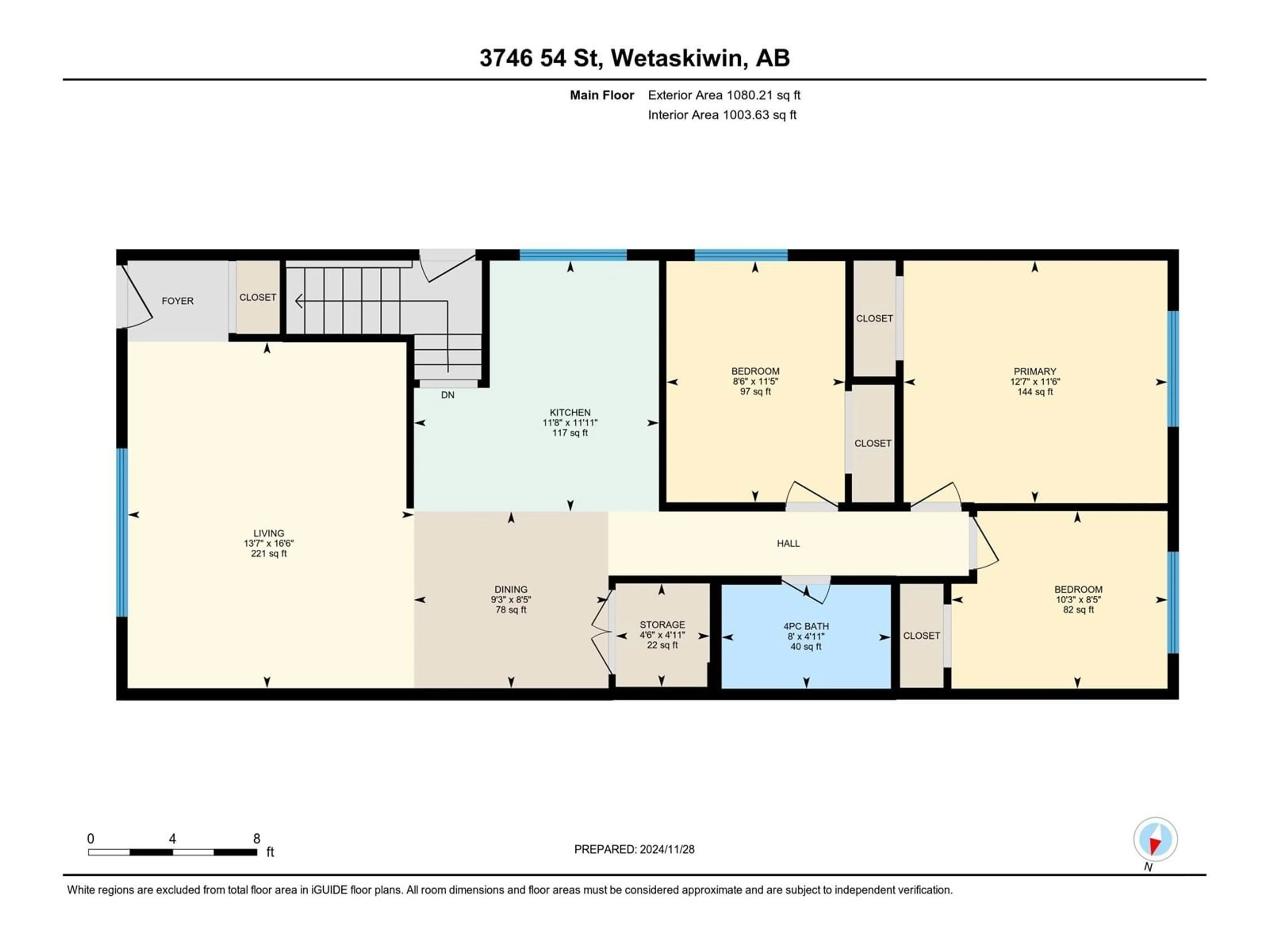 Floor plan for 3746 54 ST, Wetaskiwin Alberta T9A1X2