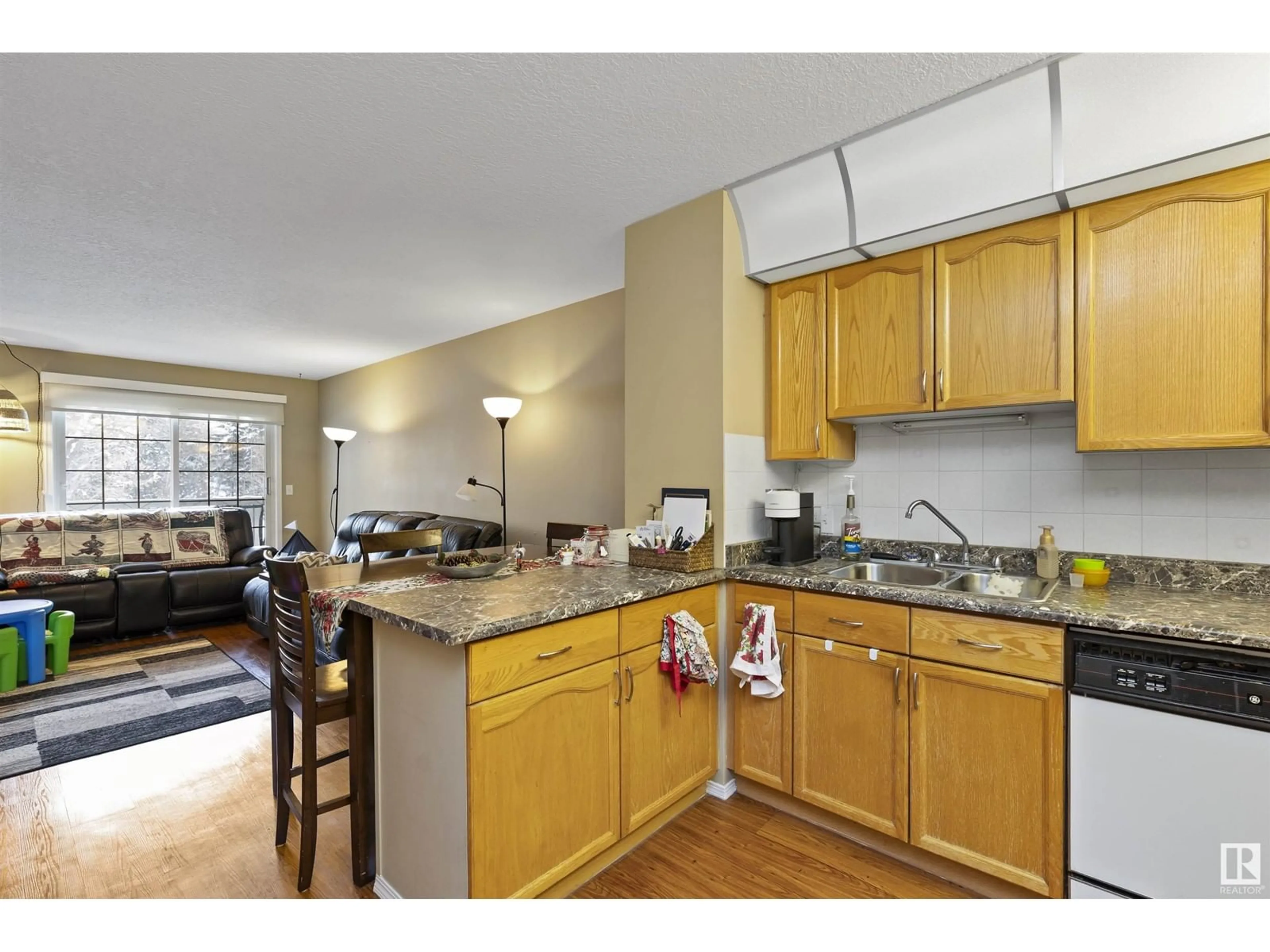 Standard kitchen, wood floors, cottage for #408 3 PERRON ST, St. Albert Alberta T8N5Z5