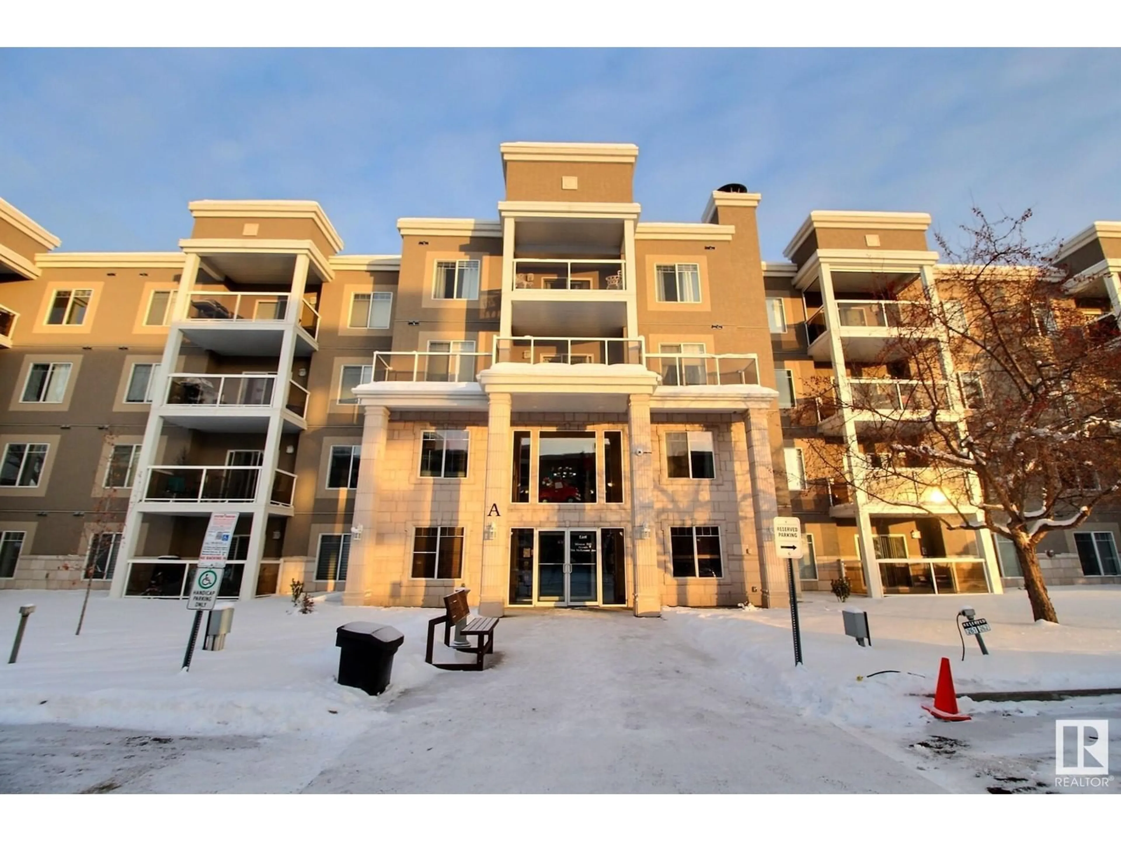 A pic from exterior of the house or condo, the front or back of building for #212 78A MCKENNEY AV, St. Albert Alberta T8N7E6