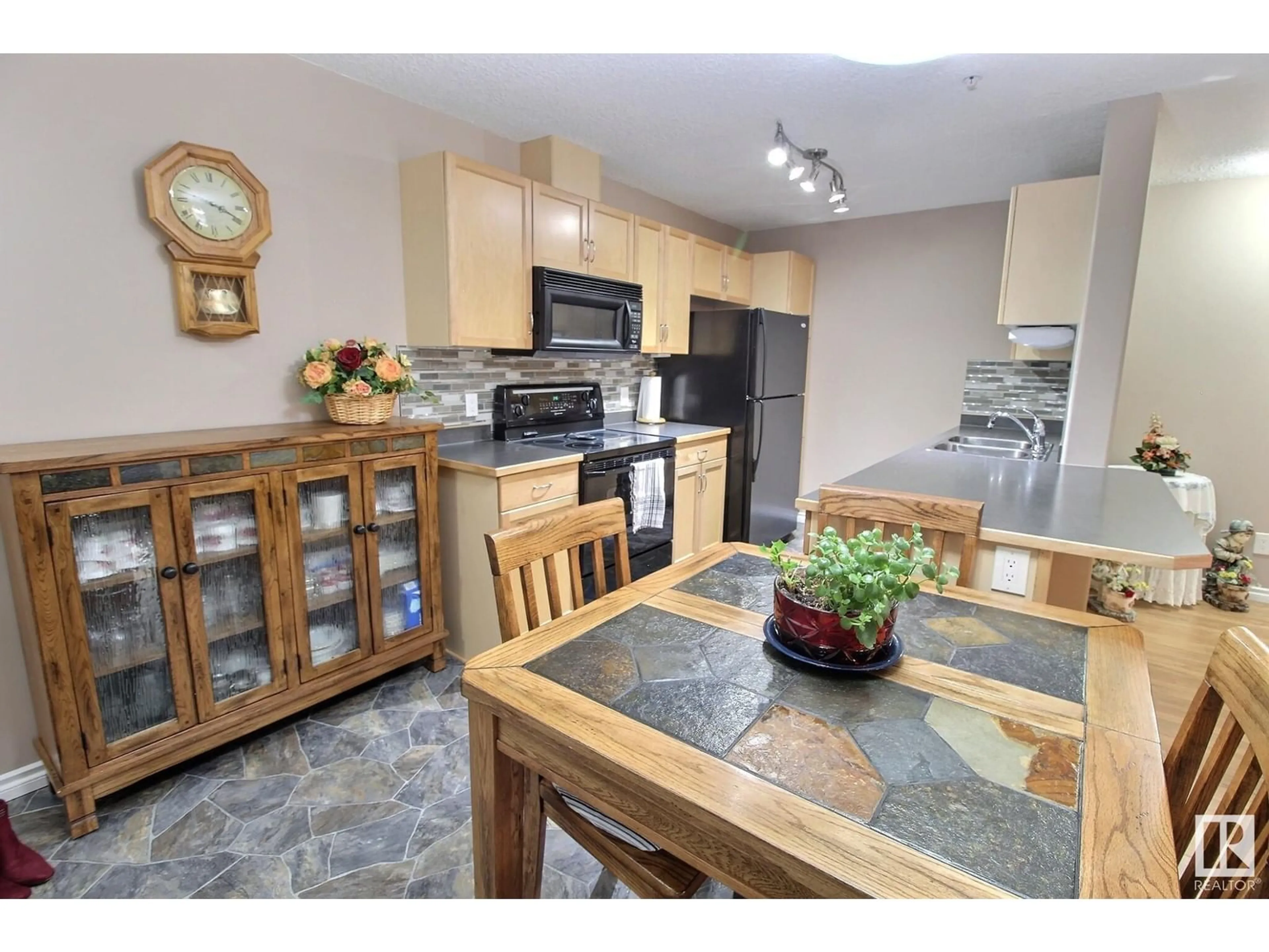 Open concept kitchen for #212 78A MCKENNEY AV, St. Albert Alberta T8N7E6