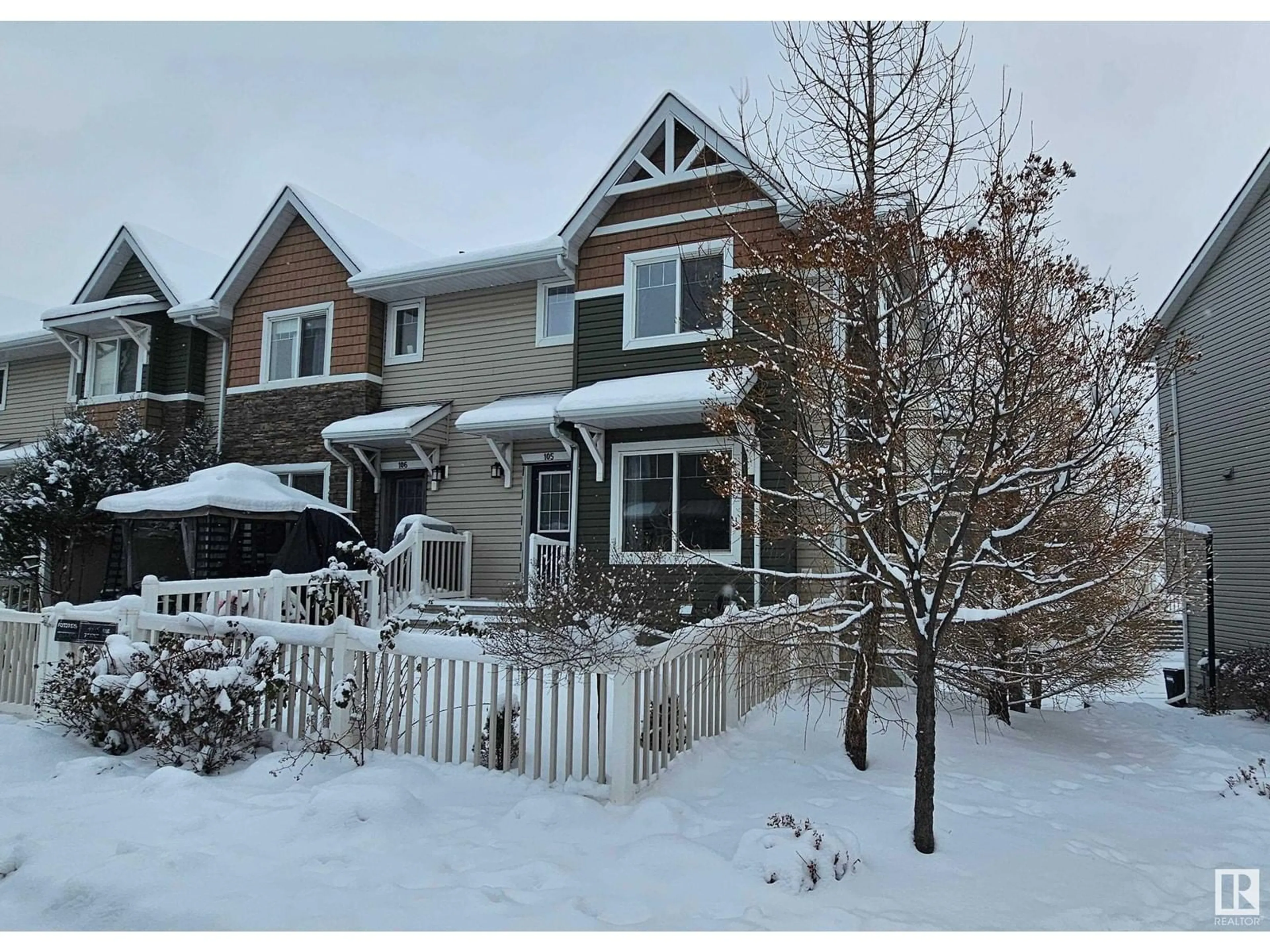 A pic from exterior of the house or condo, cottage for #105 655 TAMARACK RD NW, Edmonton Alberta T6T0N4