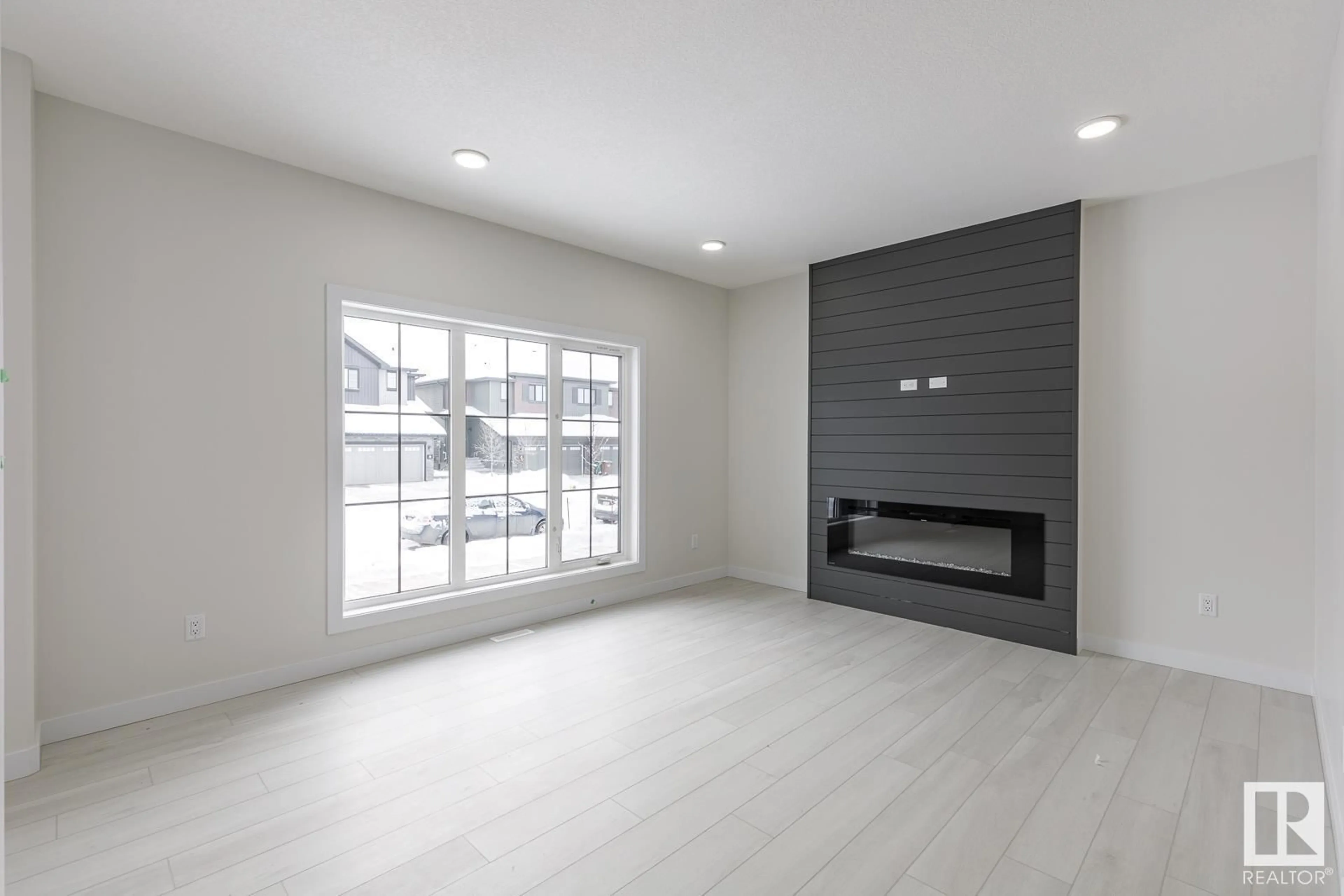 Living room, wood floors for 26 CHAMBERY CR, St. Albert Alberta T8T2C5