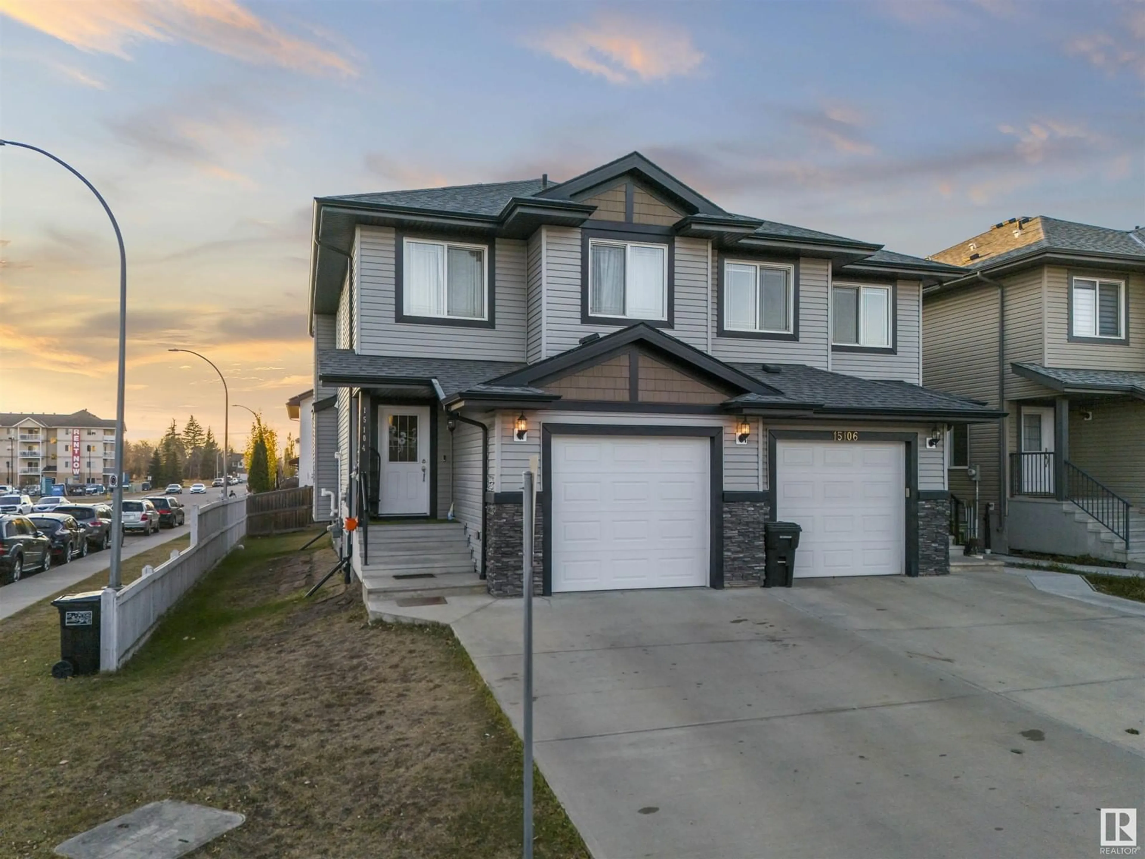 A pic from exterior of the house or condo, the street view for 15104 31 Street NW NW, Edmonton Alberta T5Y3T5