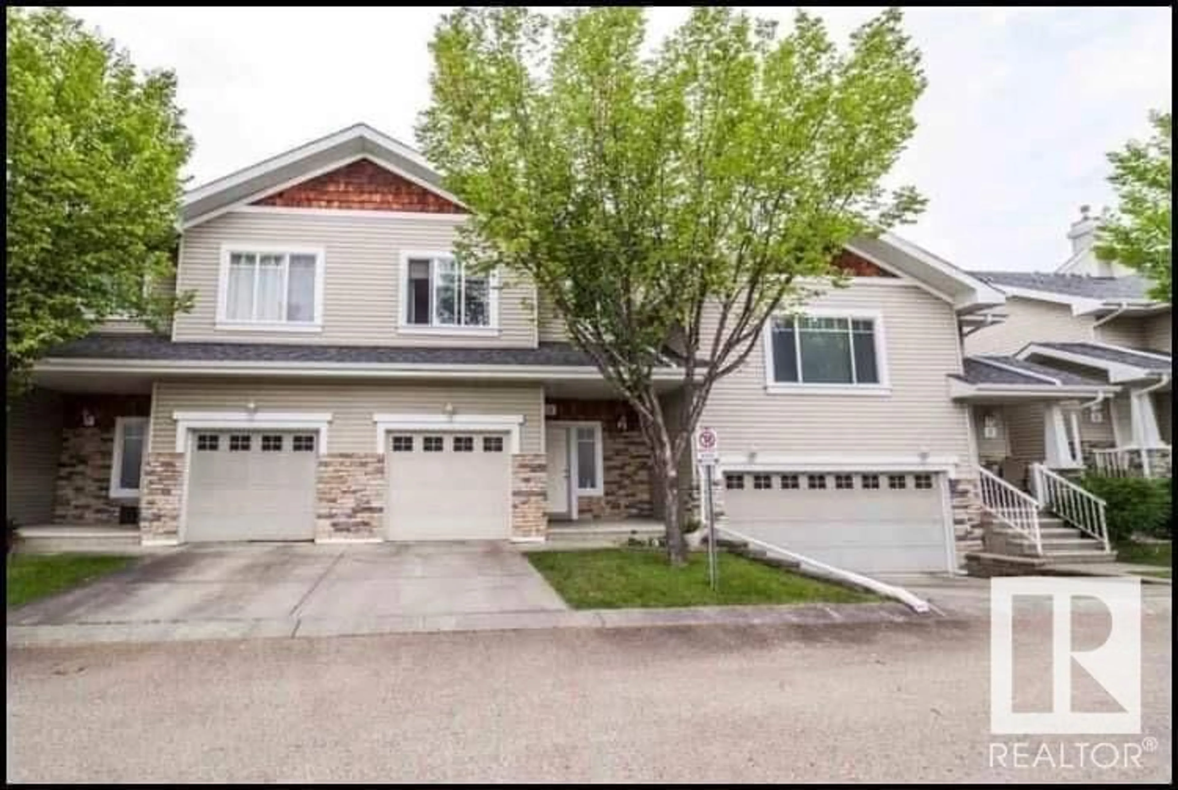 A pic from exterior of the house or condo, the street view for #35 2508 HANNA CR NW, Edmonton Alberta T6R3N7