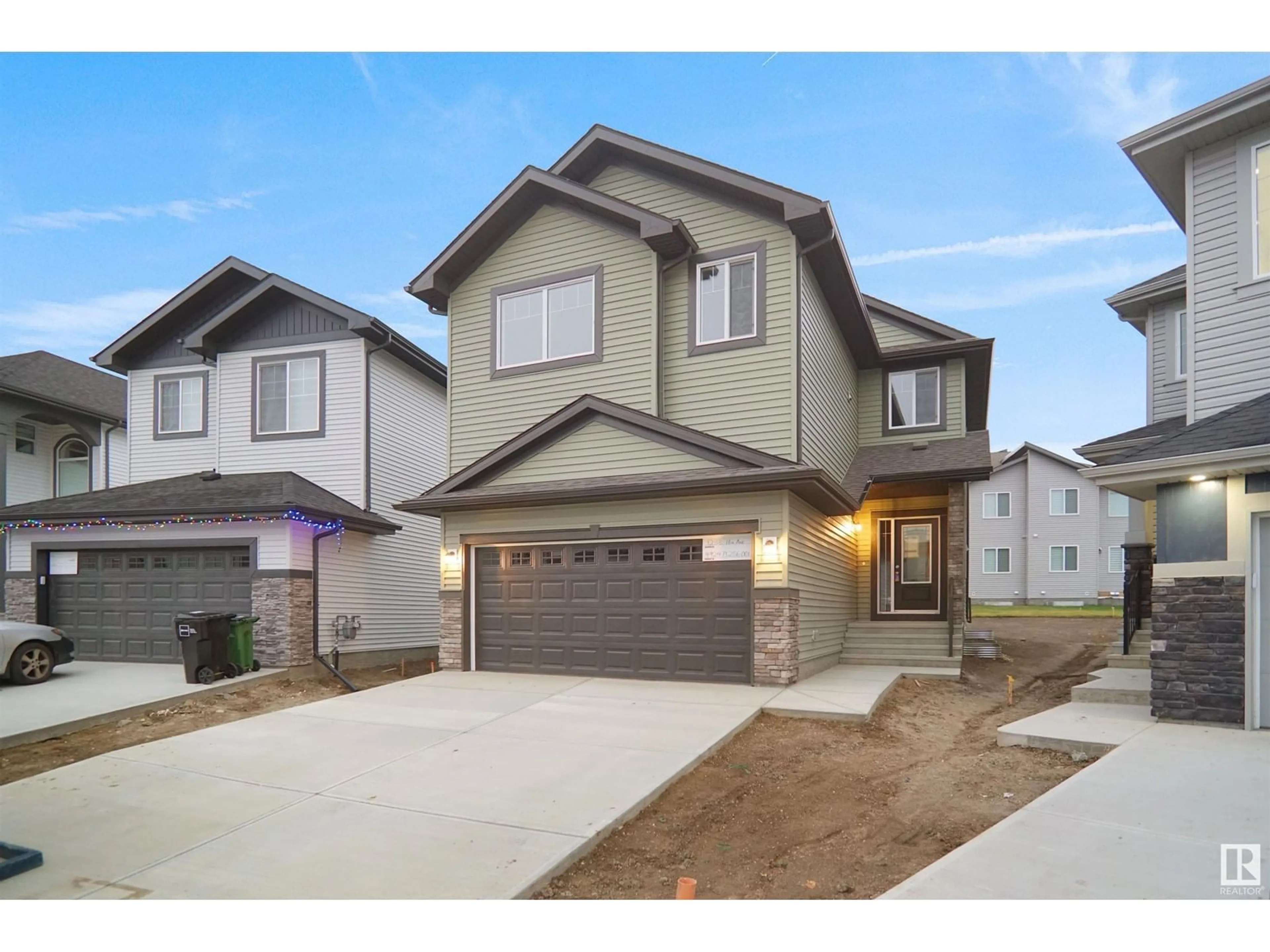 Frontside or backside of a home, the street view for 17407 7 ST NE, Edmonton Alberta T5Y4E7