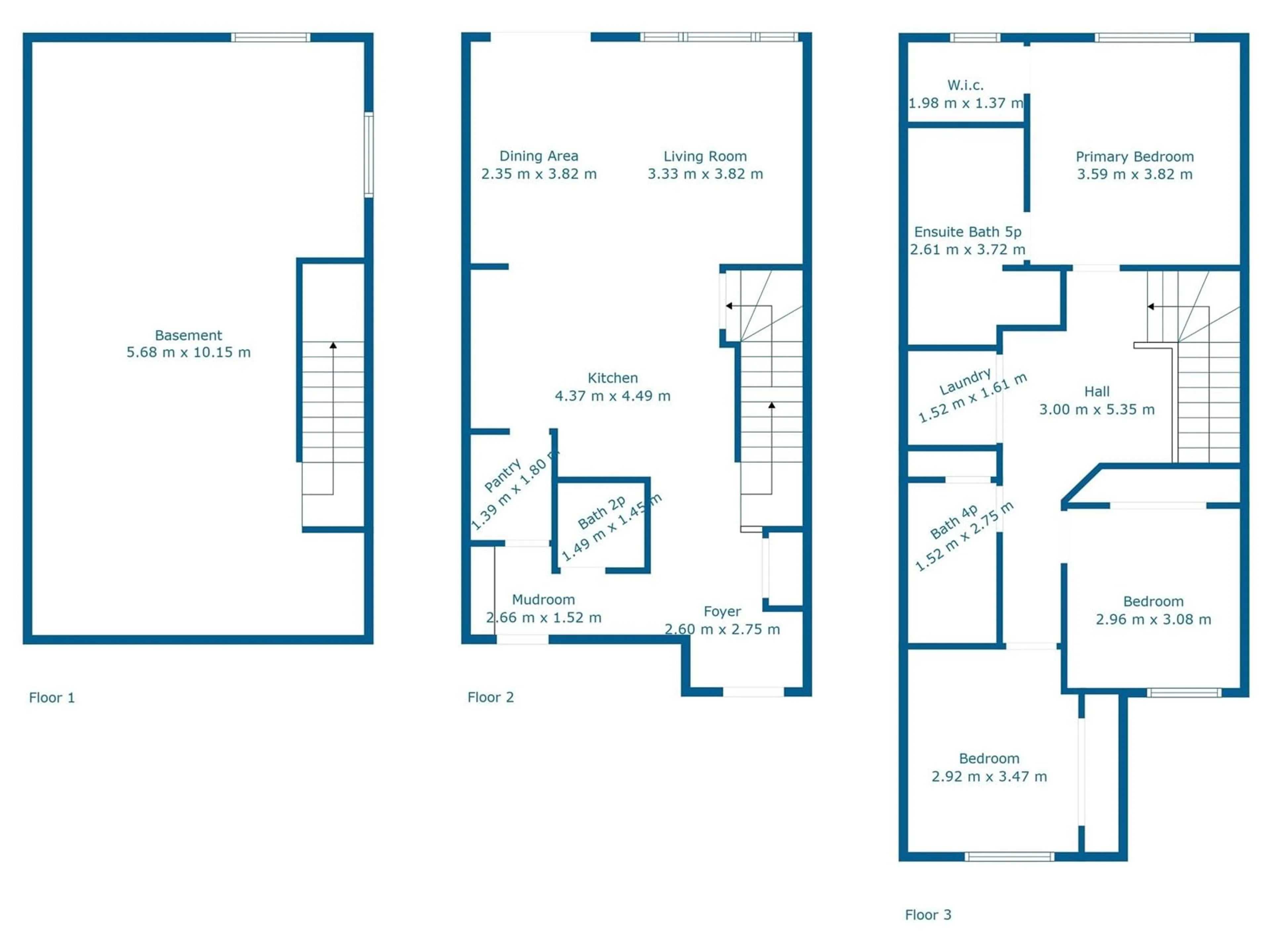 Floor plan for 16726 64 ST NW, Edmonton Alberta T5Y3P8