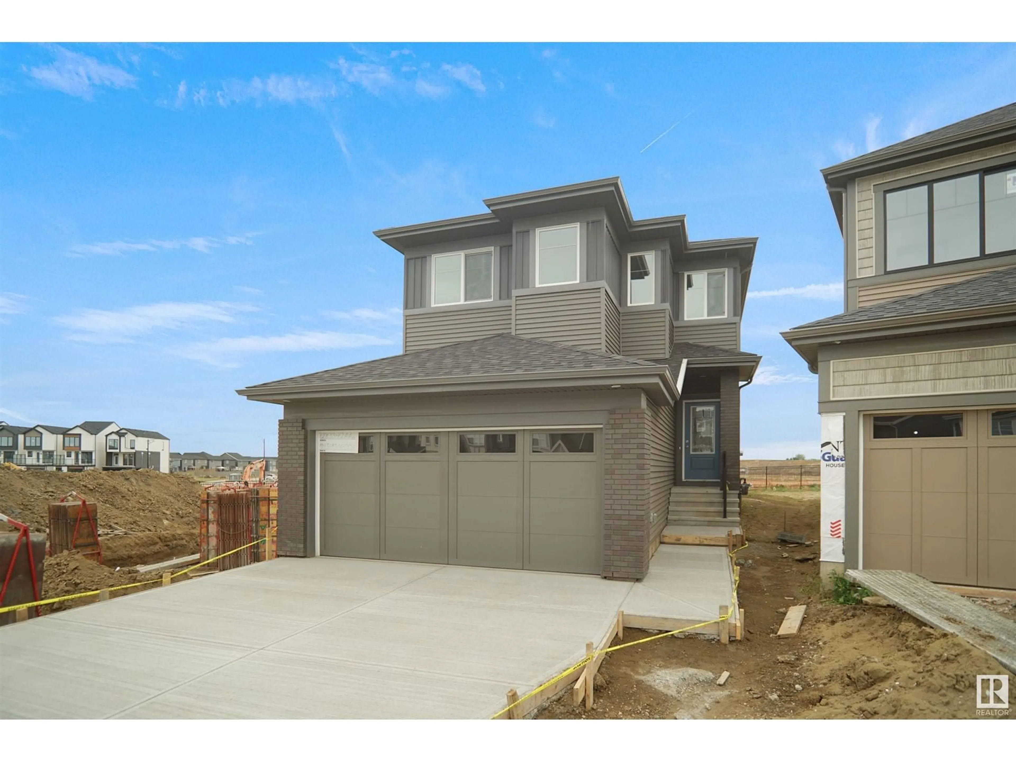 Frontside or backside of a home, the street view for 22829 82A AV NW, Edmonton Alberta T5T7N7