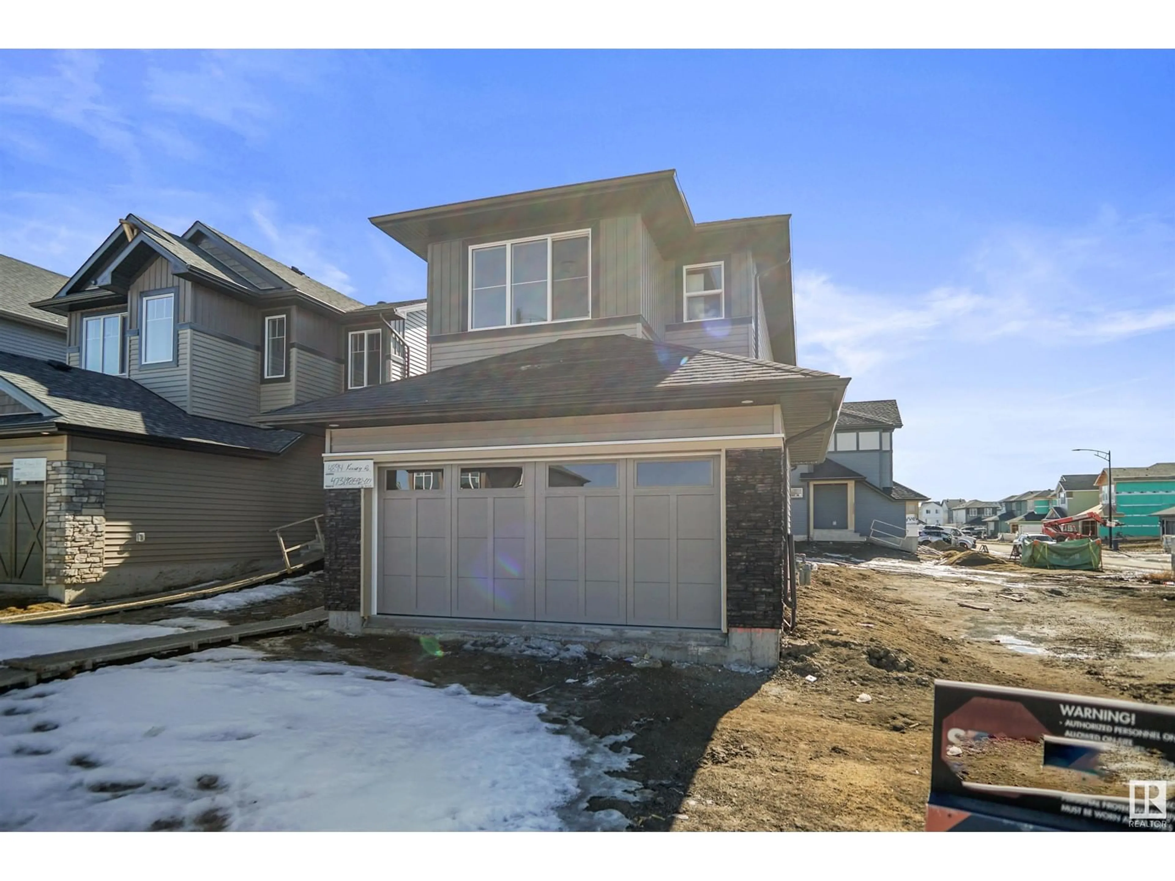 Frontside or backside of a home, the street view for 22825 82A AV NW, Edmonton Alberta T5T4H5