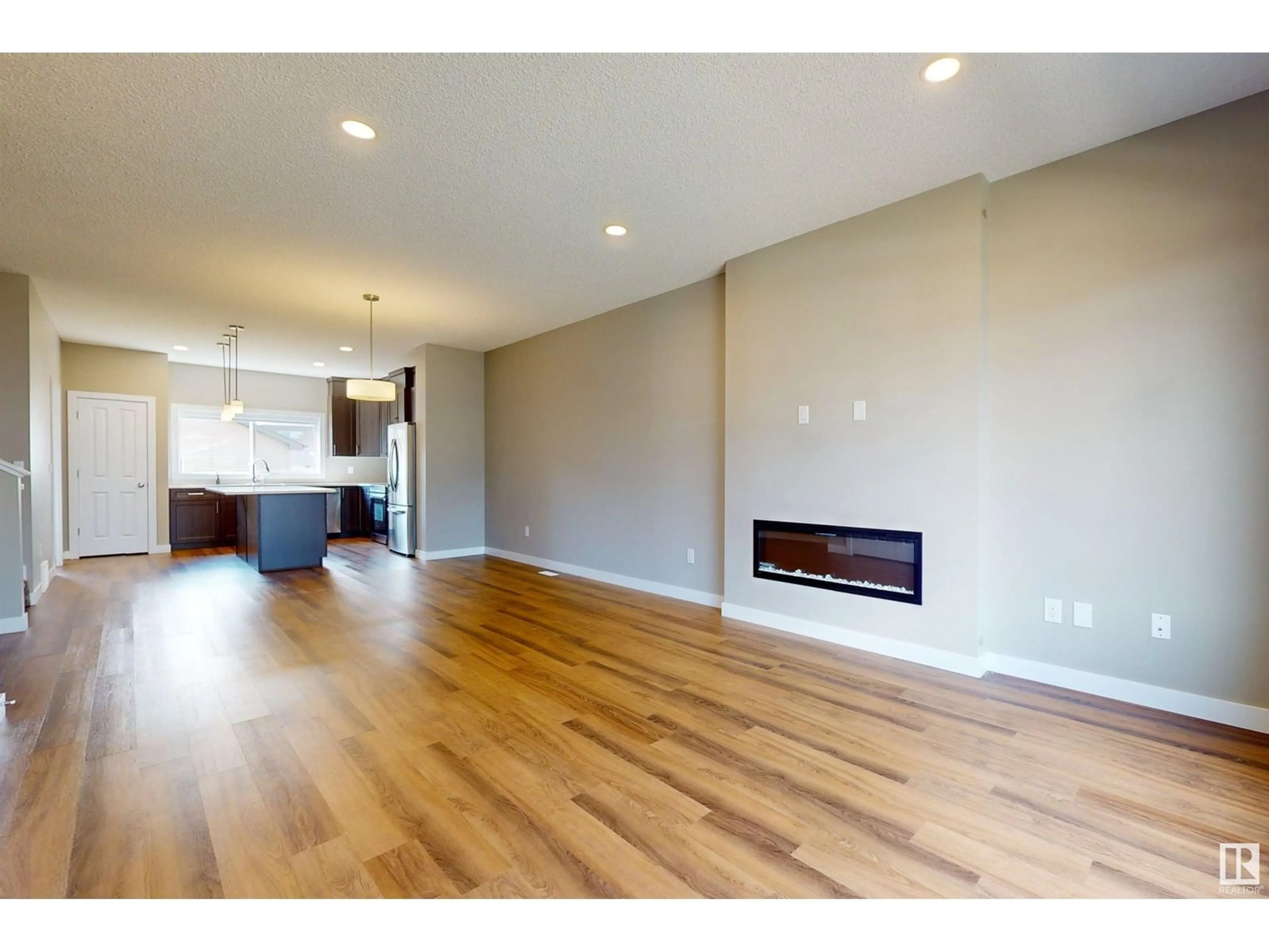 Living room, wood floors for 3704 2 ST NW, Edmonton Alberta T6T2L8