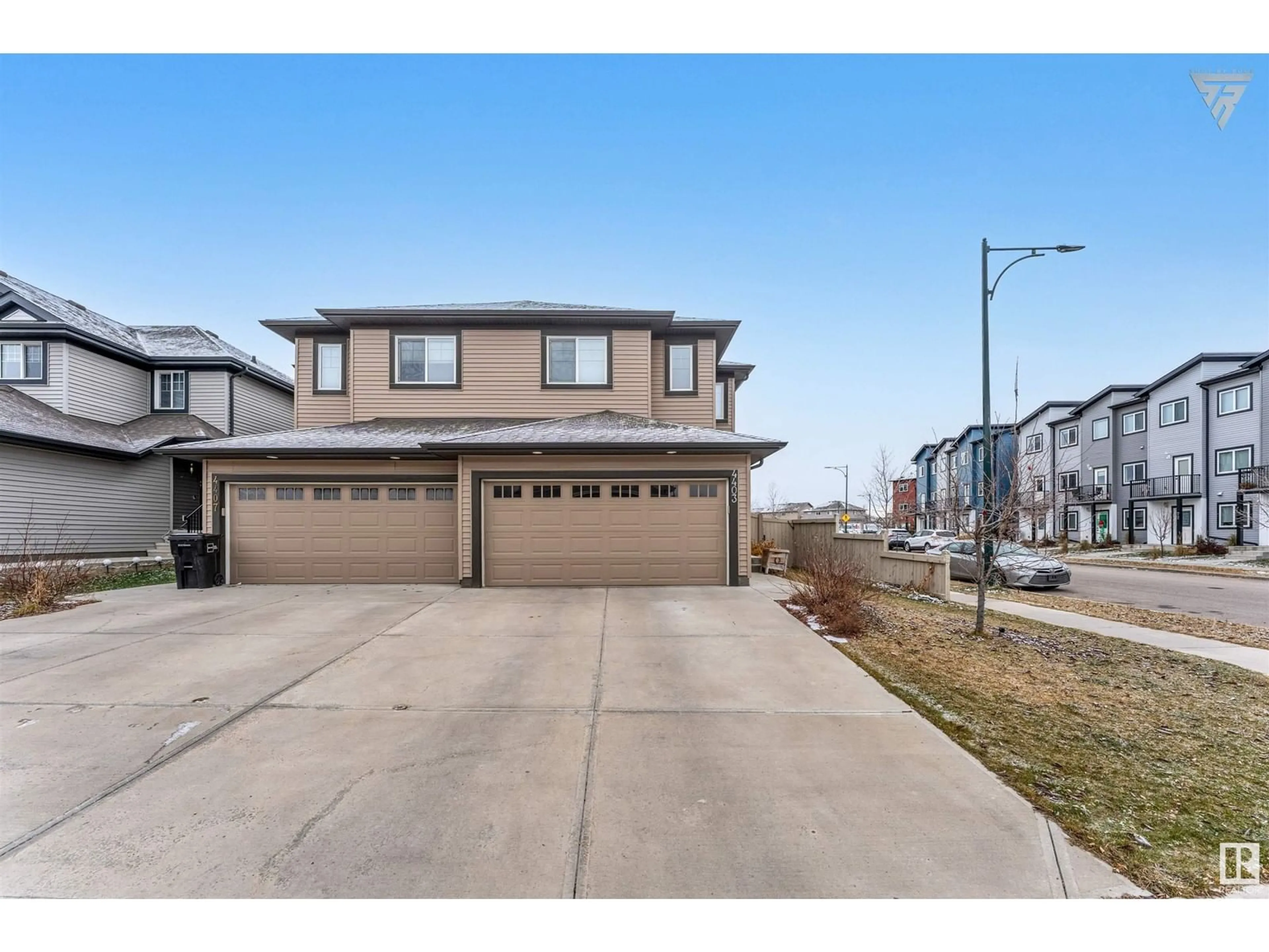 A pic from exterior of the house or condo, the street view for 4403 5 ST NW, Edmonton Alberta T6T0Z9