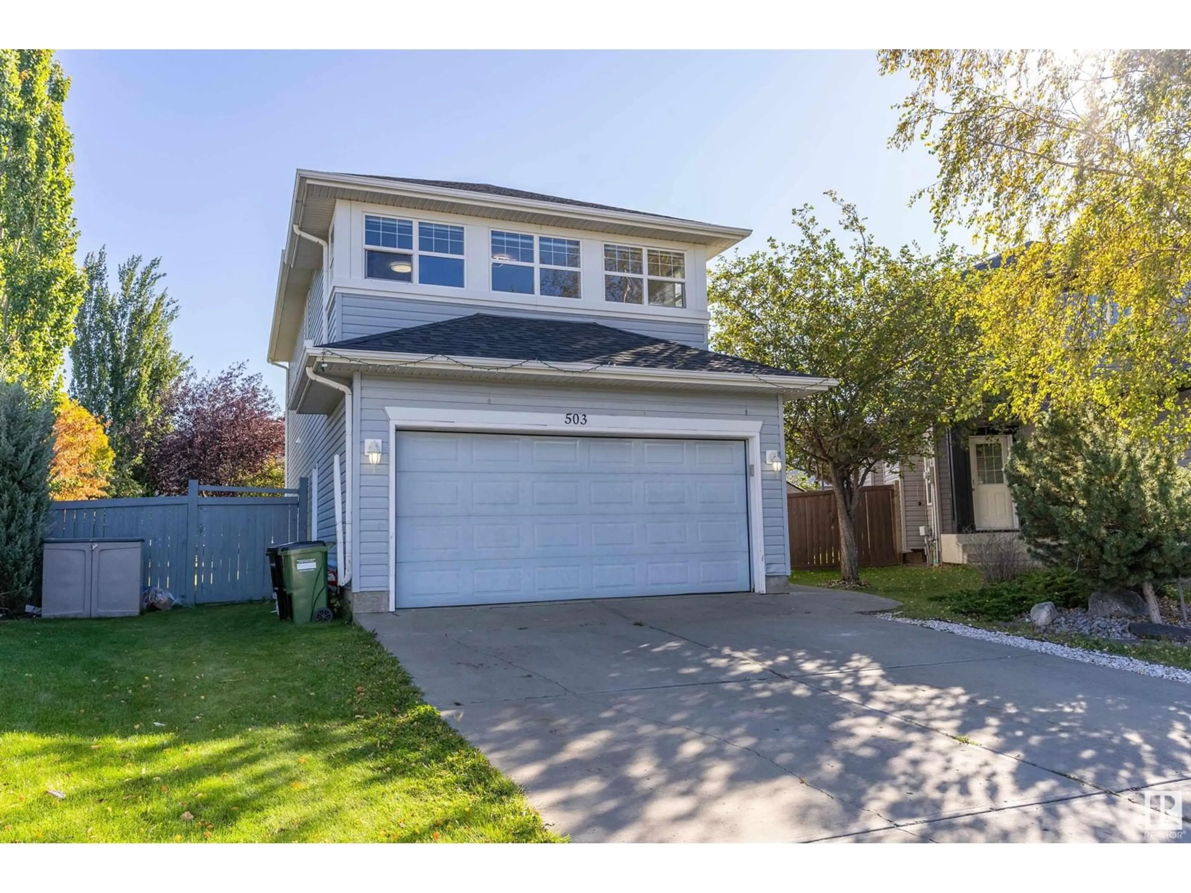 Frontside or backside of a home, the street view for 503 89 ST SW, Edmonton Alberta T6X1C9