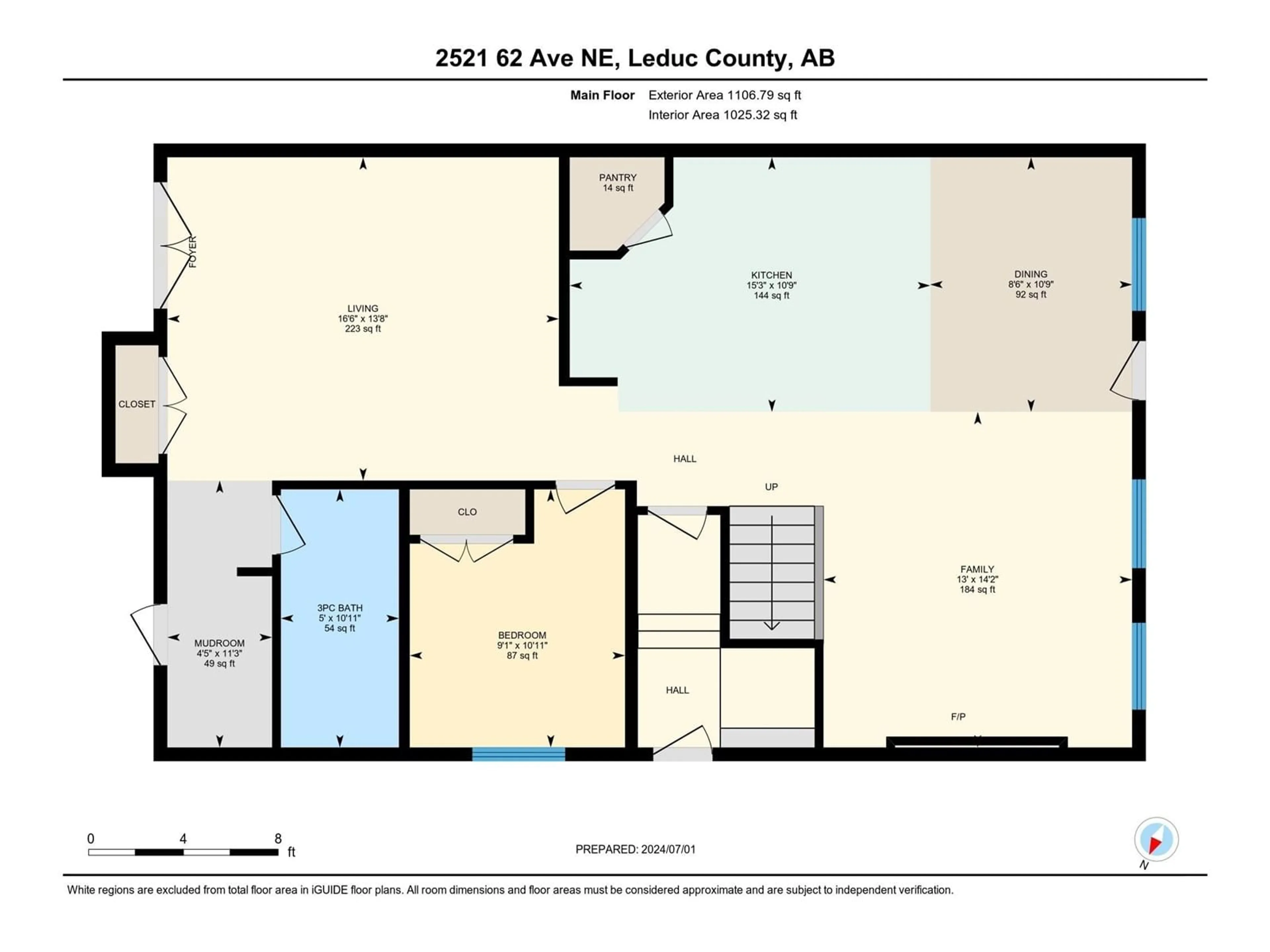 Floor plan for 2521 62 AV, Rural Leduc County Alberta T4X3A4