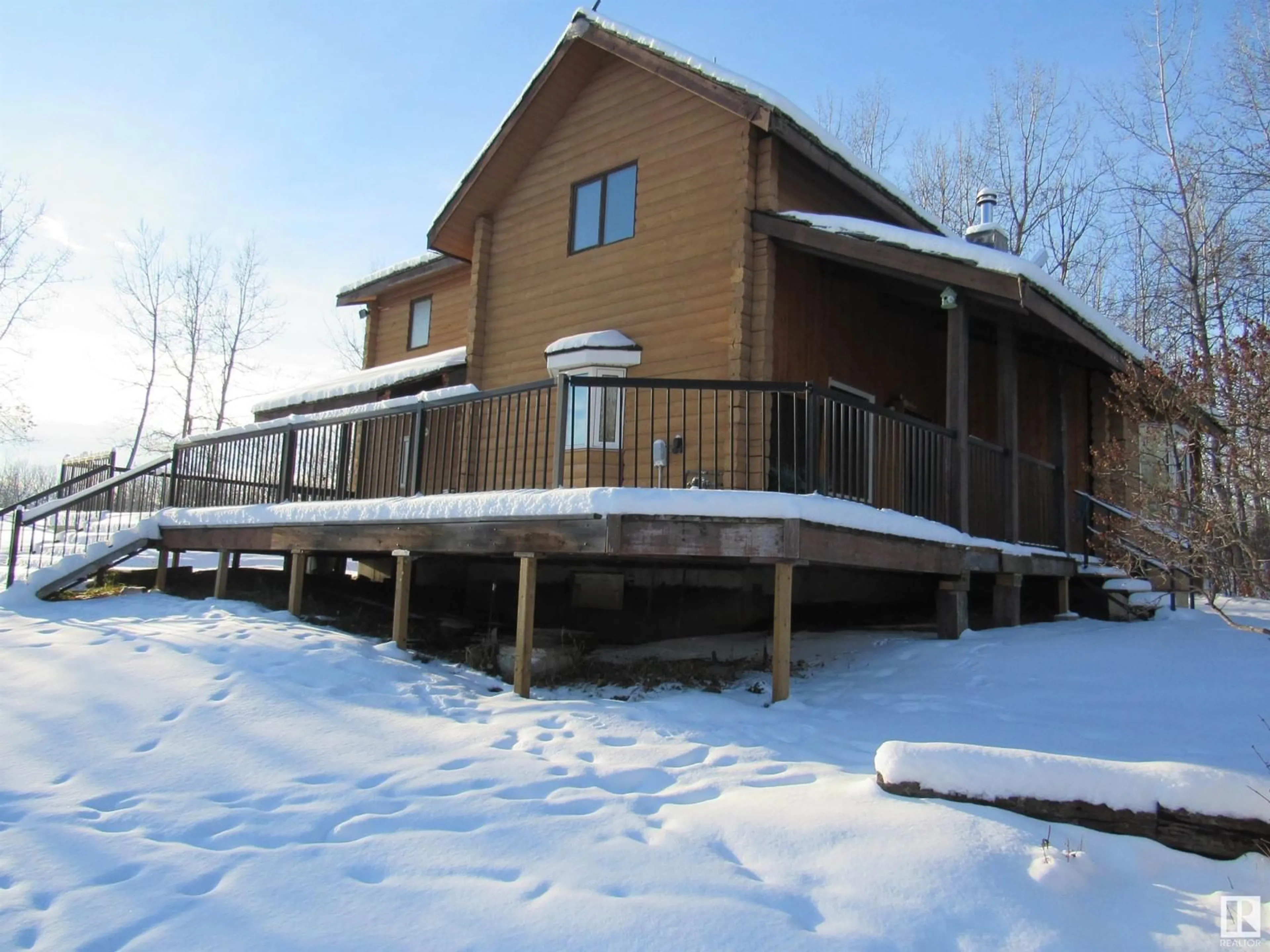 Frontside or backside of a home, cottage for 305 2411 Hwy 651, Rural Barrhead County Alberta T0G0H0