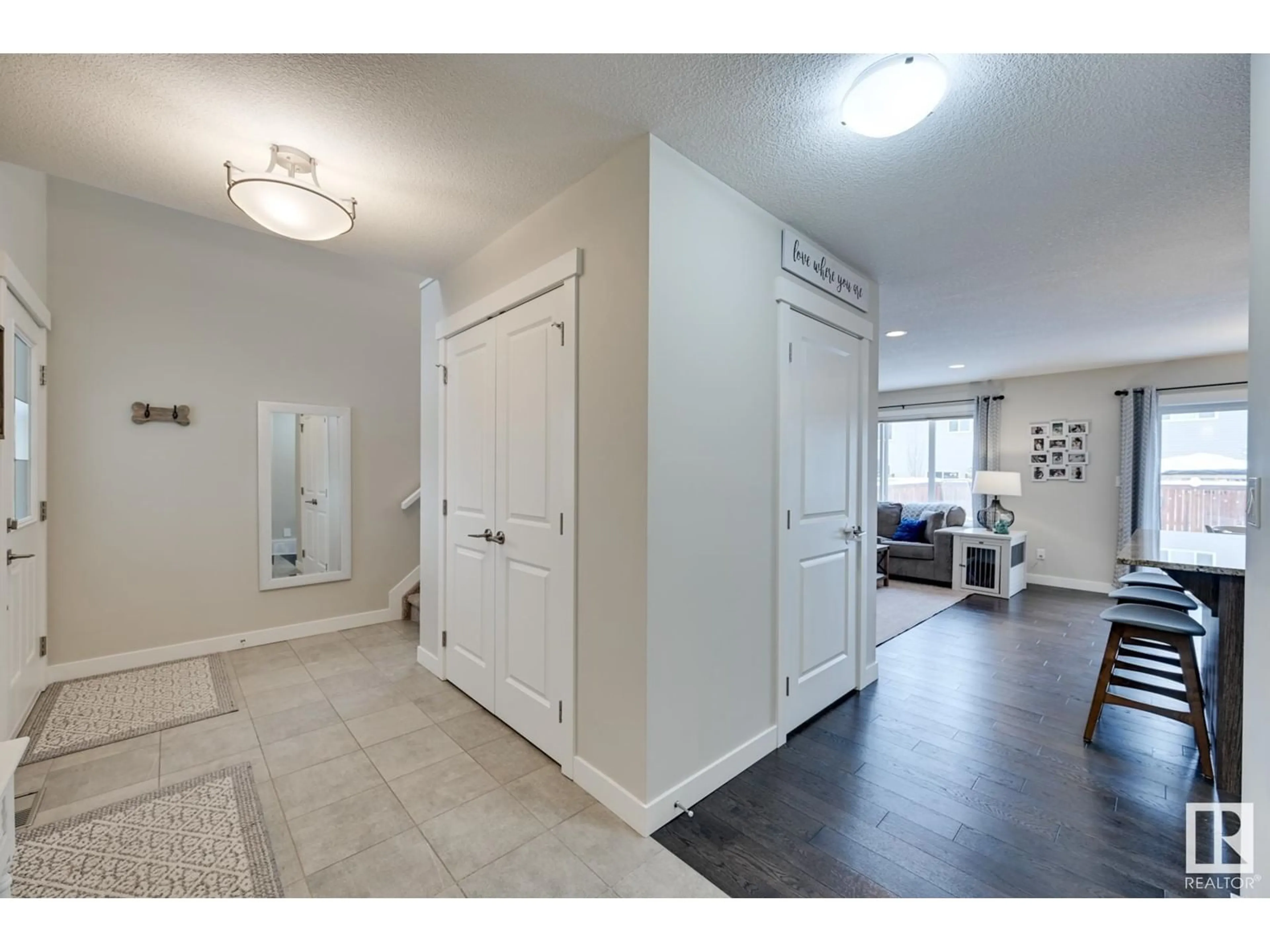 Indoor entryway, wood floors for 56 REDDING WY, Fort Saskatchewan Alberta T8L0S2