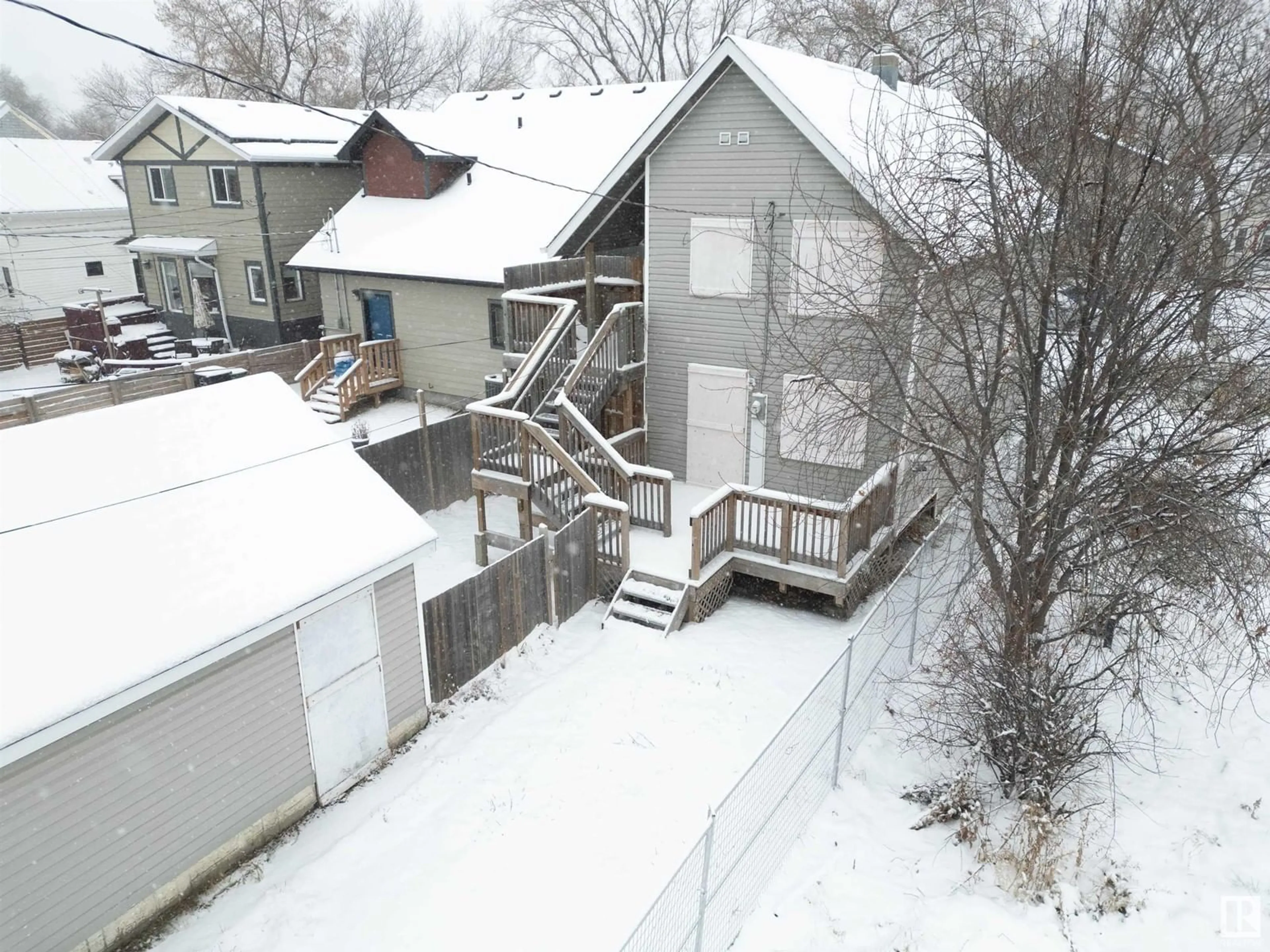 Frontside or backside of a home, the street view for 9620 110 AV NW, Edmonton Alberta T5H1H5