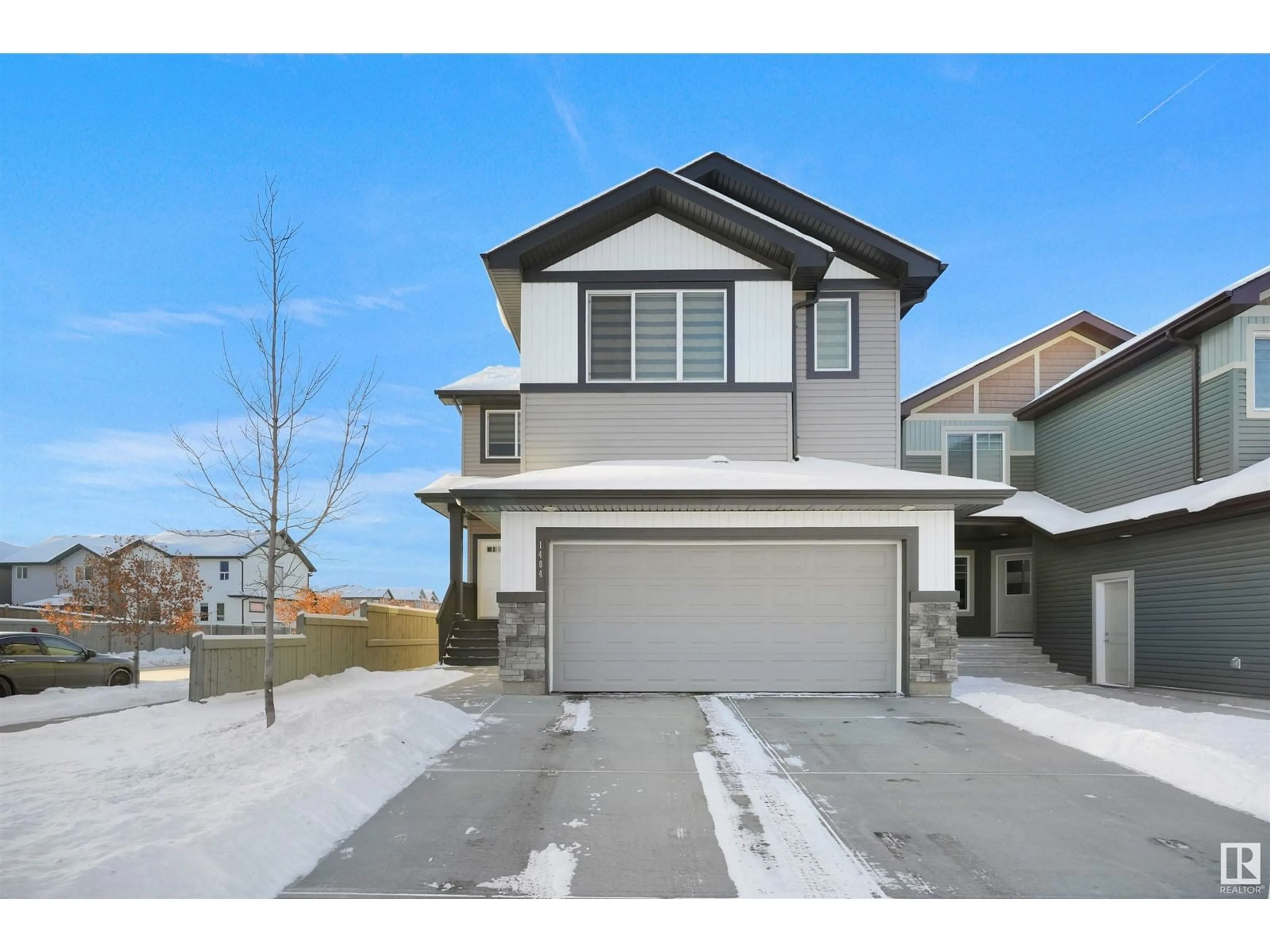 Frontside or backside of a home, the street view for 1404 29 ST NW, Edmonton Alberta T6T1A8