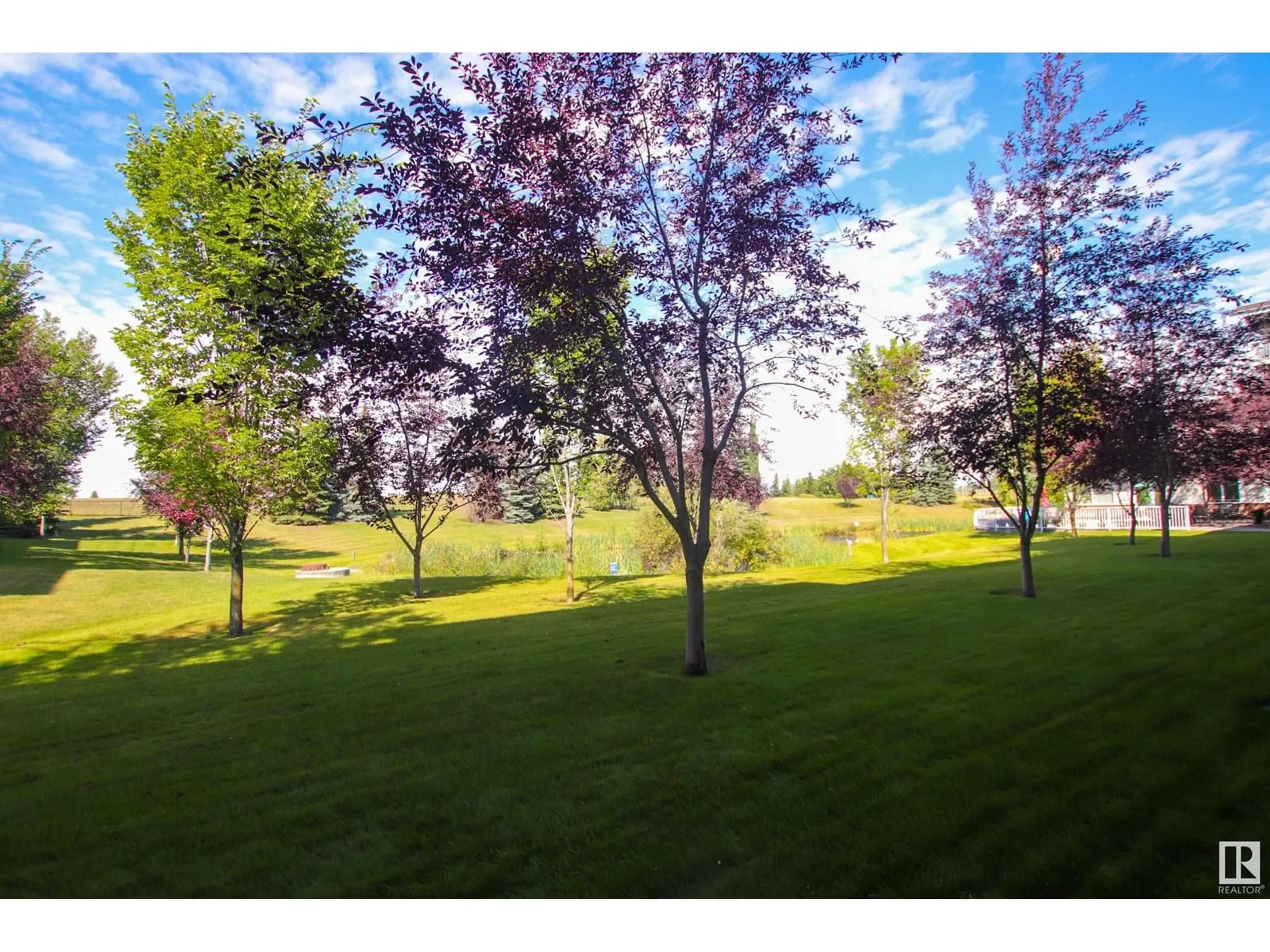 Patio, the fenced backyard for #132 8802 SOUTHFORT DR, Fort Saskatchewan Alberta T8L4R6