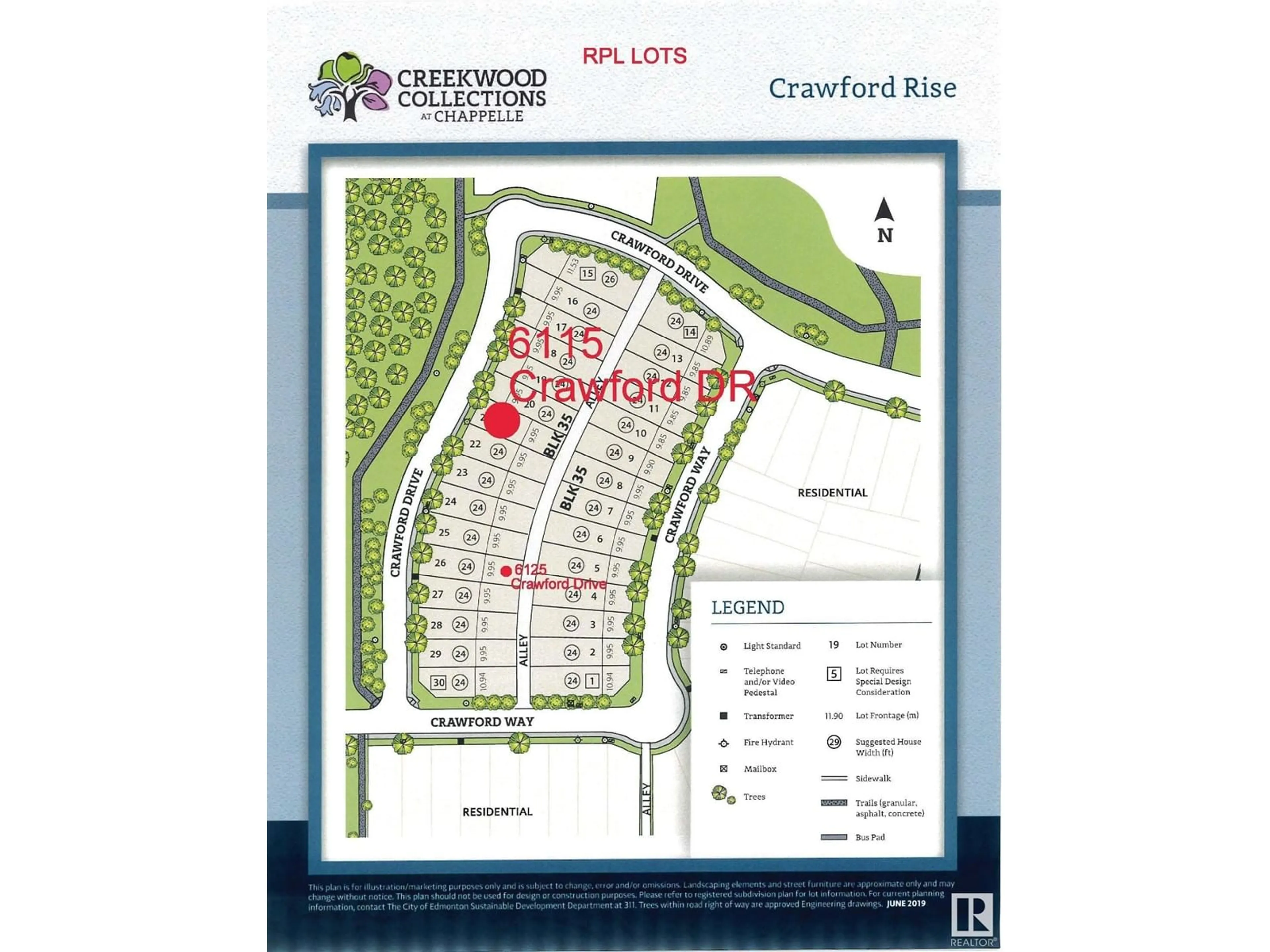Floor plan for 6115 CRAWFORD DR, Edmonton Alberta T6W4L8